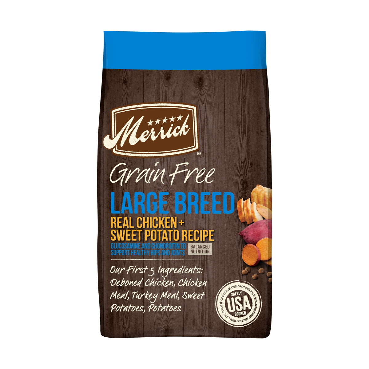 Merrick Grain Free Premium Large Breed Dry Dog Food, Wholesome And Nat ...