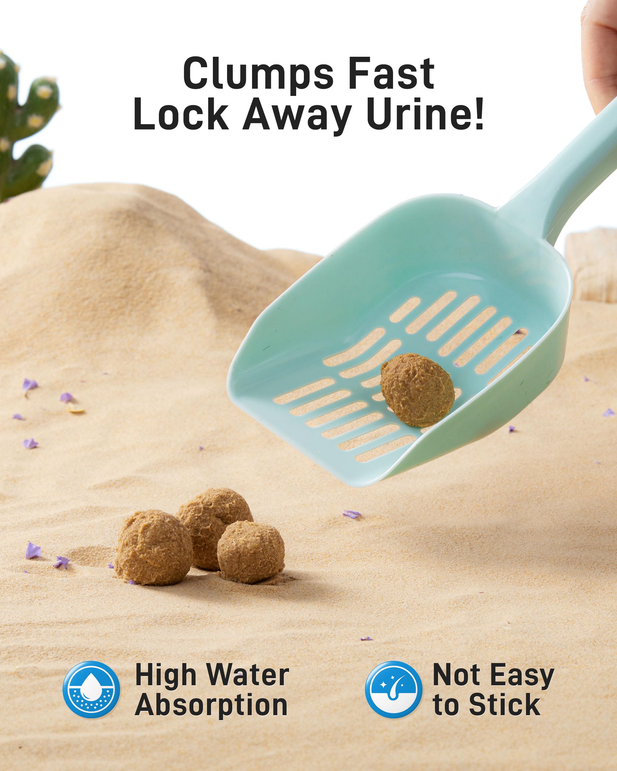 Bucatstate Hamster Sand, No-Dust 6.6Lb Chinchilla Dust Bath With Pour Spout, 100% Natural Desert Bathing Sand For Syrian Hamster