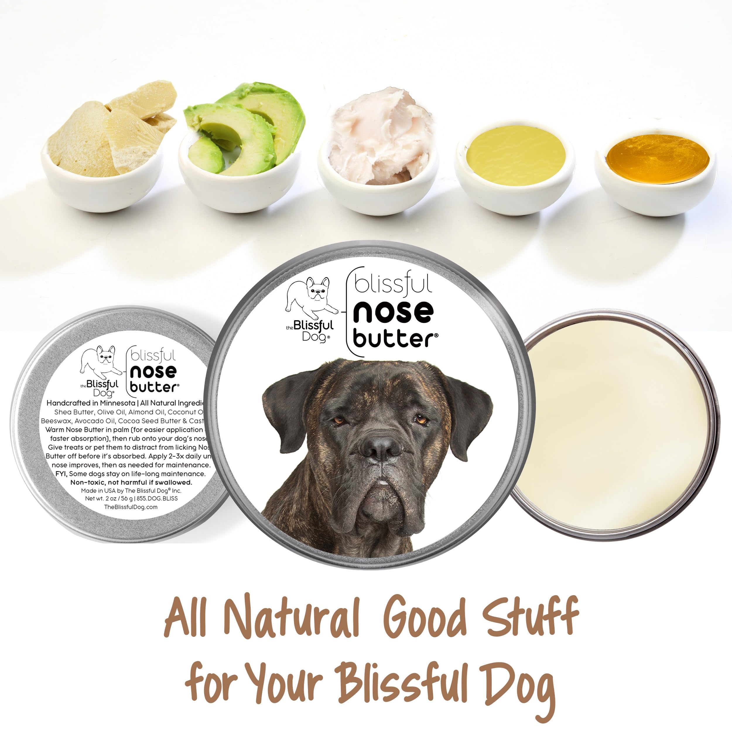 The Blissful Dog Cane Corso Unscented Nose Butter, 16oz