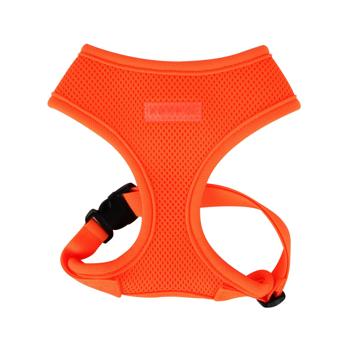 Puppia Soft Harness A Xs Over-The-Head Soft Mesh Harness Neon Orange