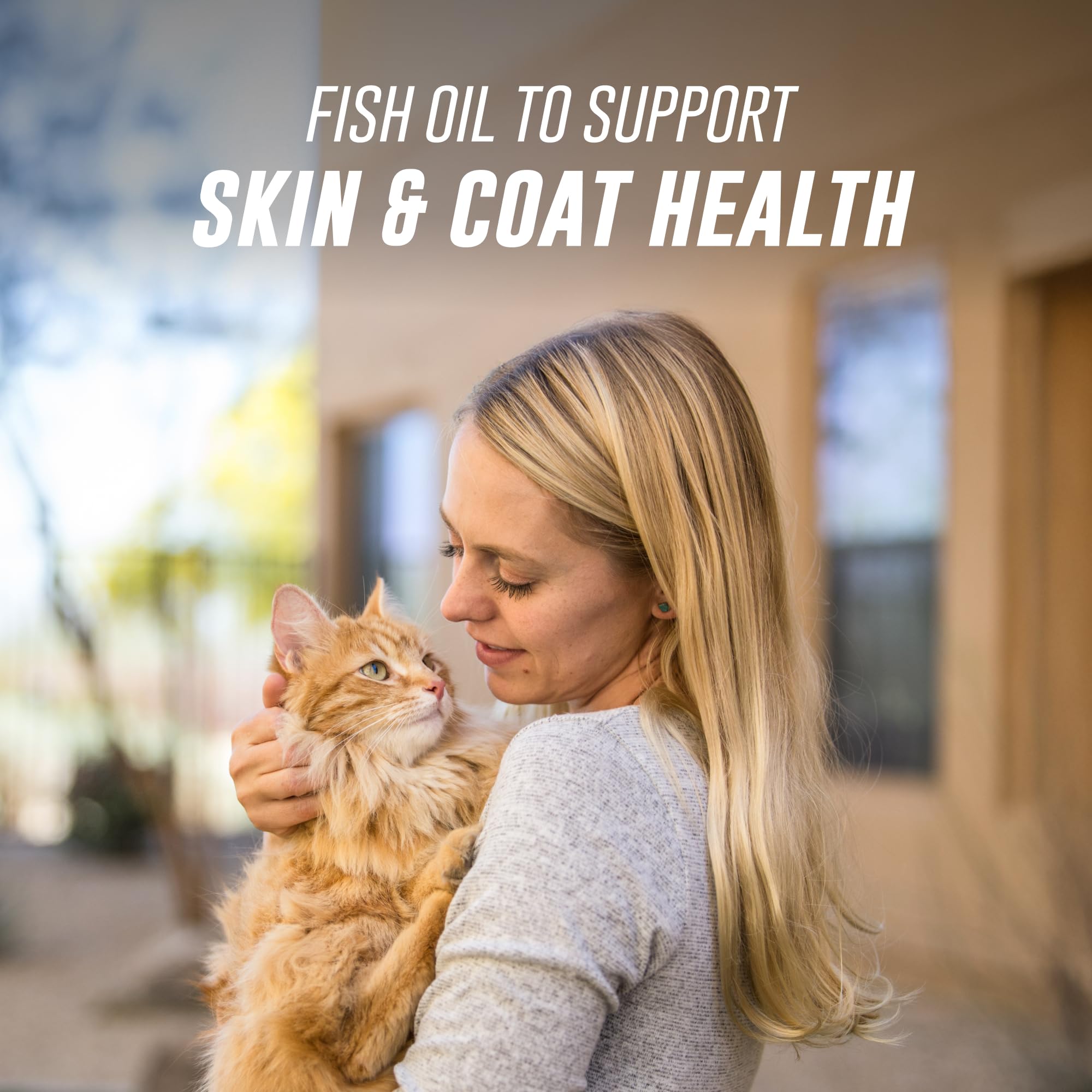 Nutramax Welactin Omega-3 Fish Oil Skin and Coat Health Supplement Liquid for Cats - 4 Ounce