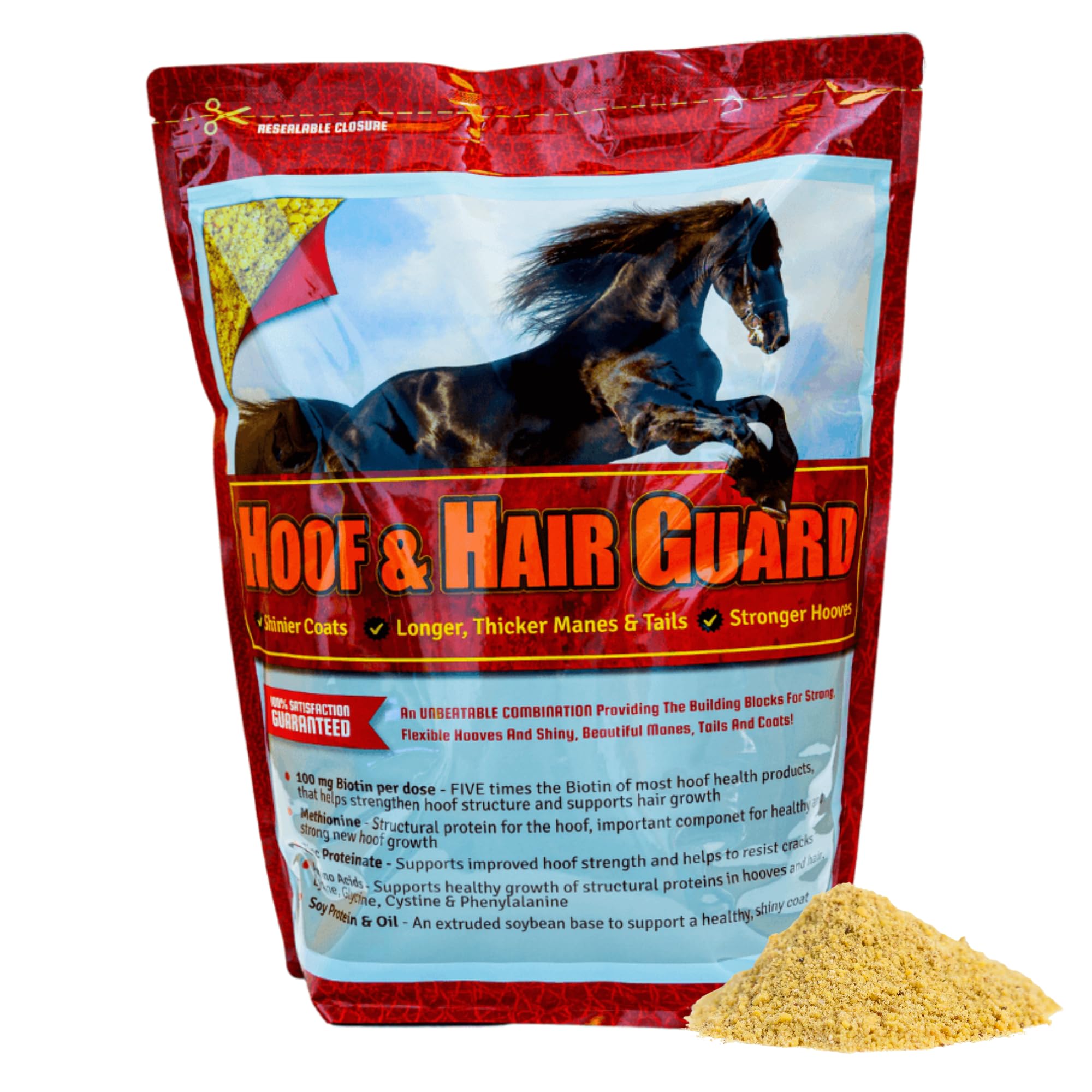Hoof & Hair Guard 10 lb, Equine Hoof Strengthening & Coat Conditioning Supplement