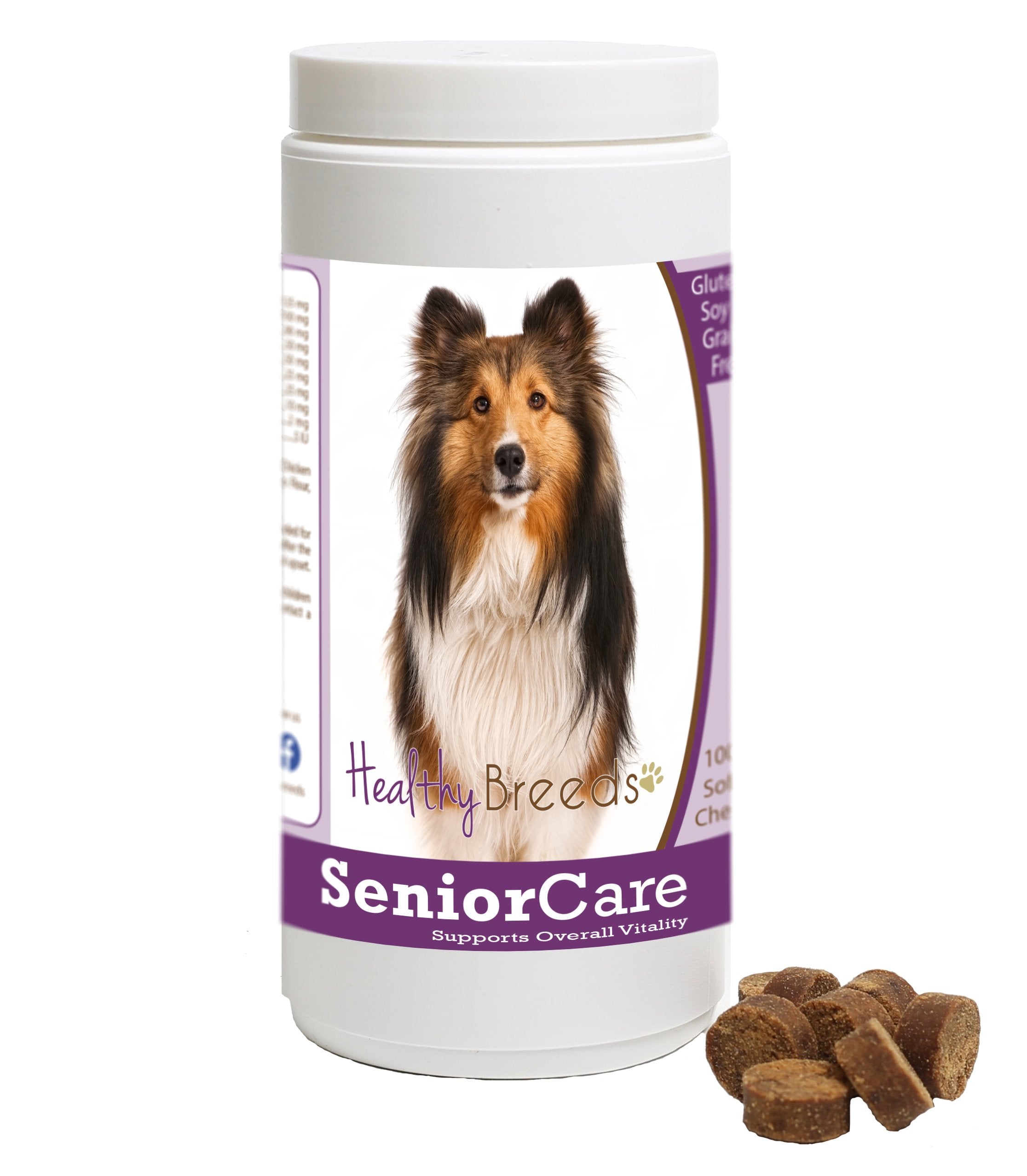 Healthy Breeds Shetland Sheepdog Senior Dog Care Soft Chews 100 Count