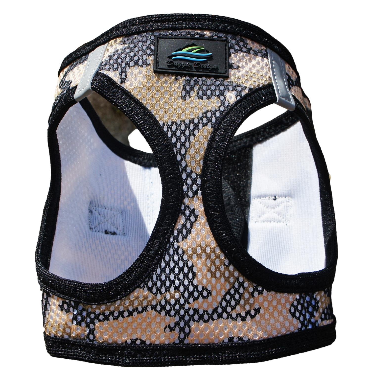 American River Camo Choke Free Dog Harness - Brown