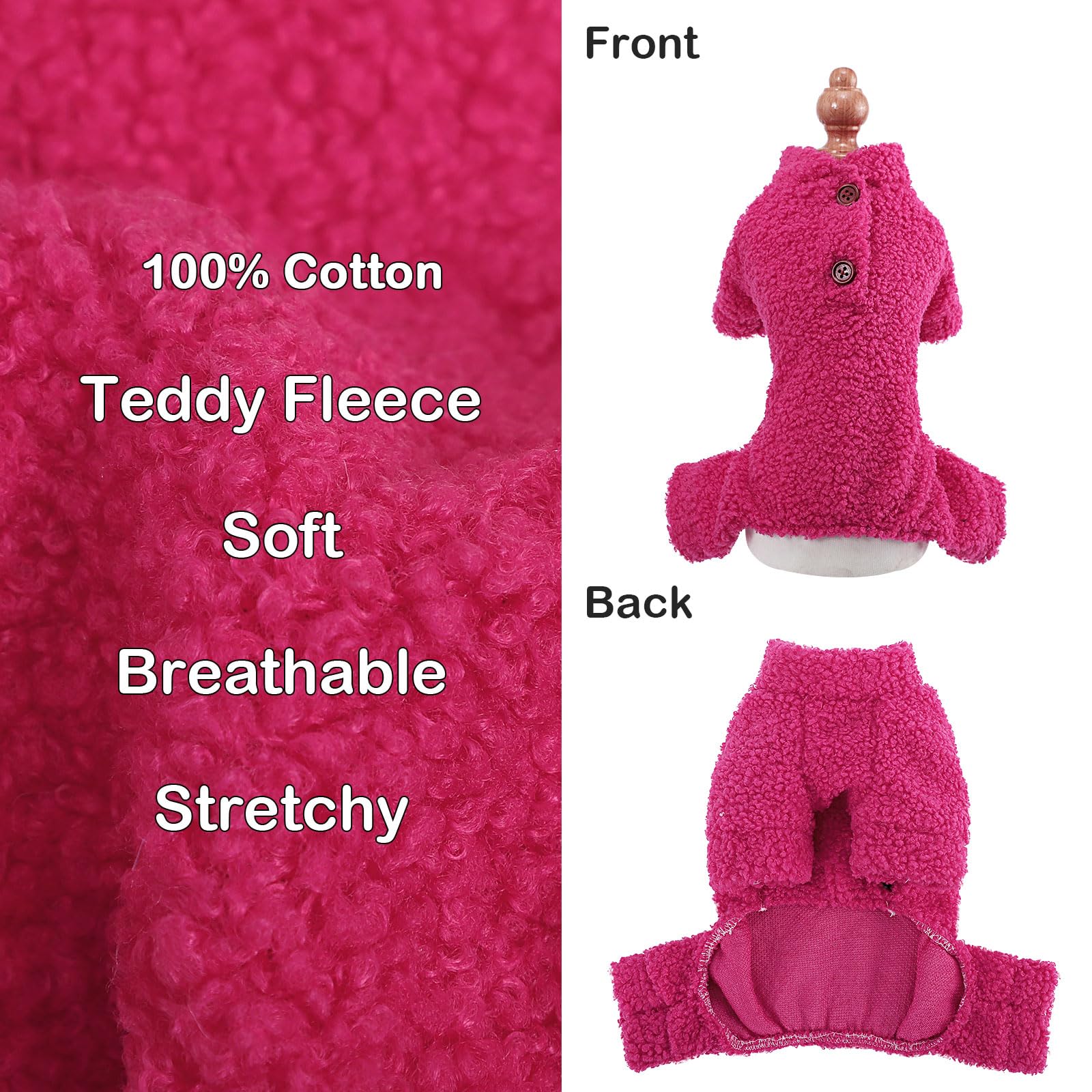 Dog Pajamas Small Sized Dog Boy Girl Fleece Valentine'S Day Dog Sweater Puppy Clothes Jammies 4 Leg Dog Pjs For Chihuahua Yorkie