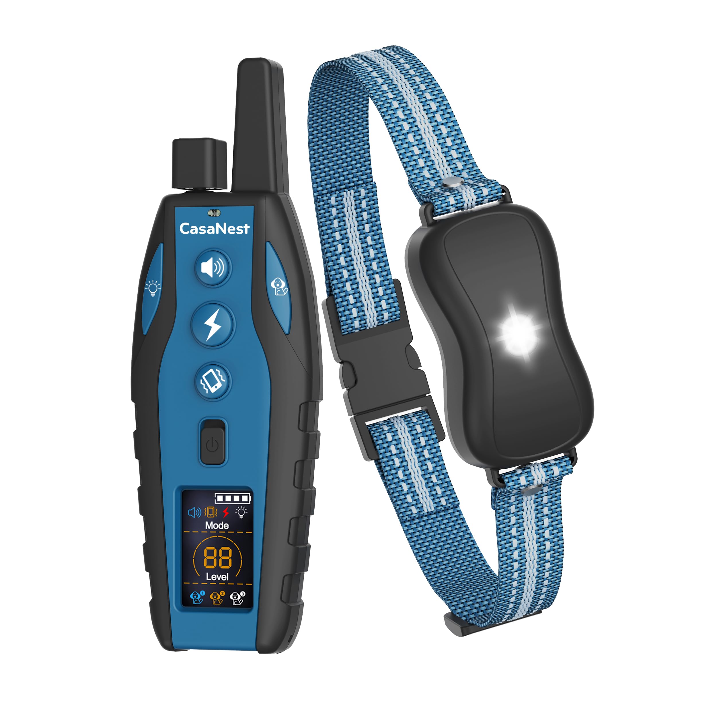 Casanest Dog Shock Collar With Remote Control - 3300Ft Dog Training Collar For Dogs 60-100Lbs Waterproof, Adjustable E Collar Be