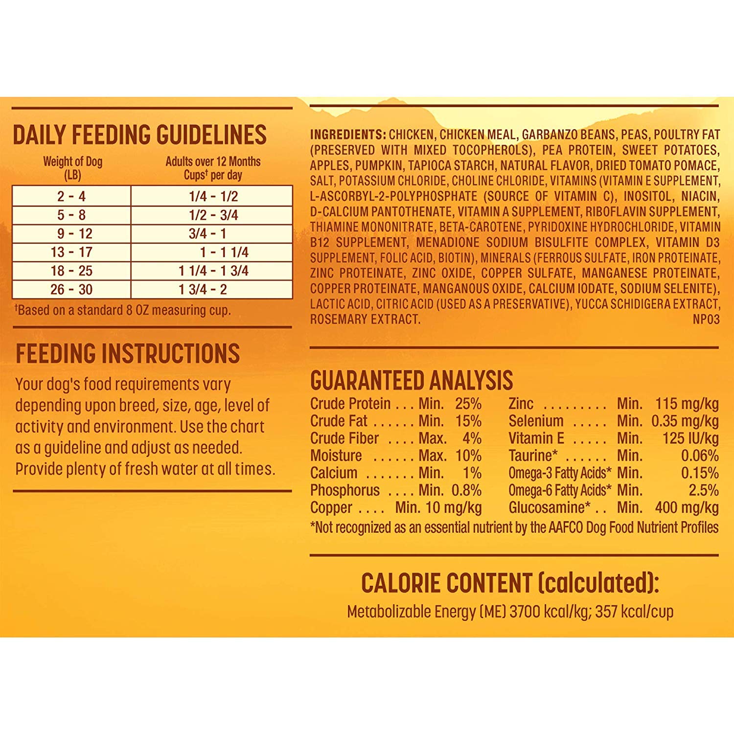 Natures Recipe Grain Free Small Breed Dry Dog Food, Chicken, Sweet Potato & Pumpkin Recipe, 4 lb. Bag