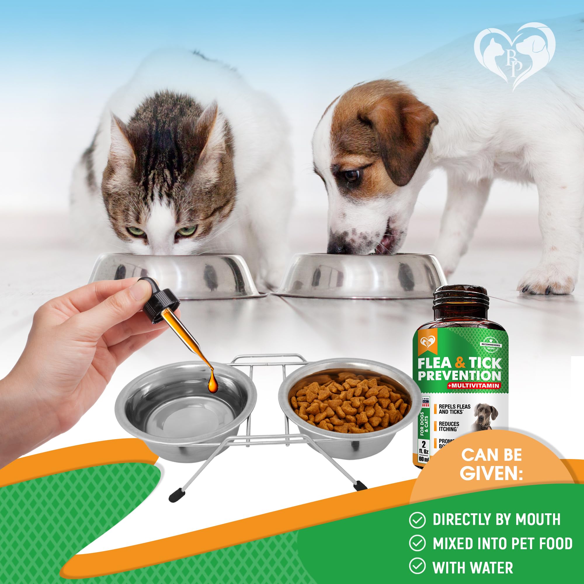 Oral Flea & Tick Prevention for Dogs and Cats - Natural Flea Control and Medicine & Treatment for Small and Large Dogs - Multivi