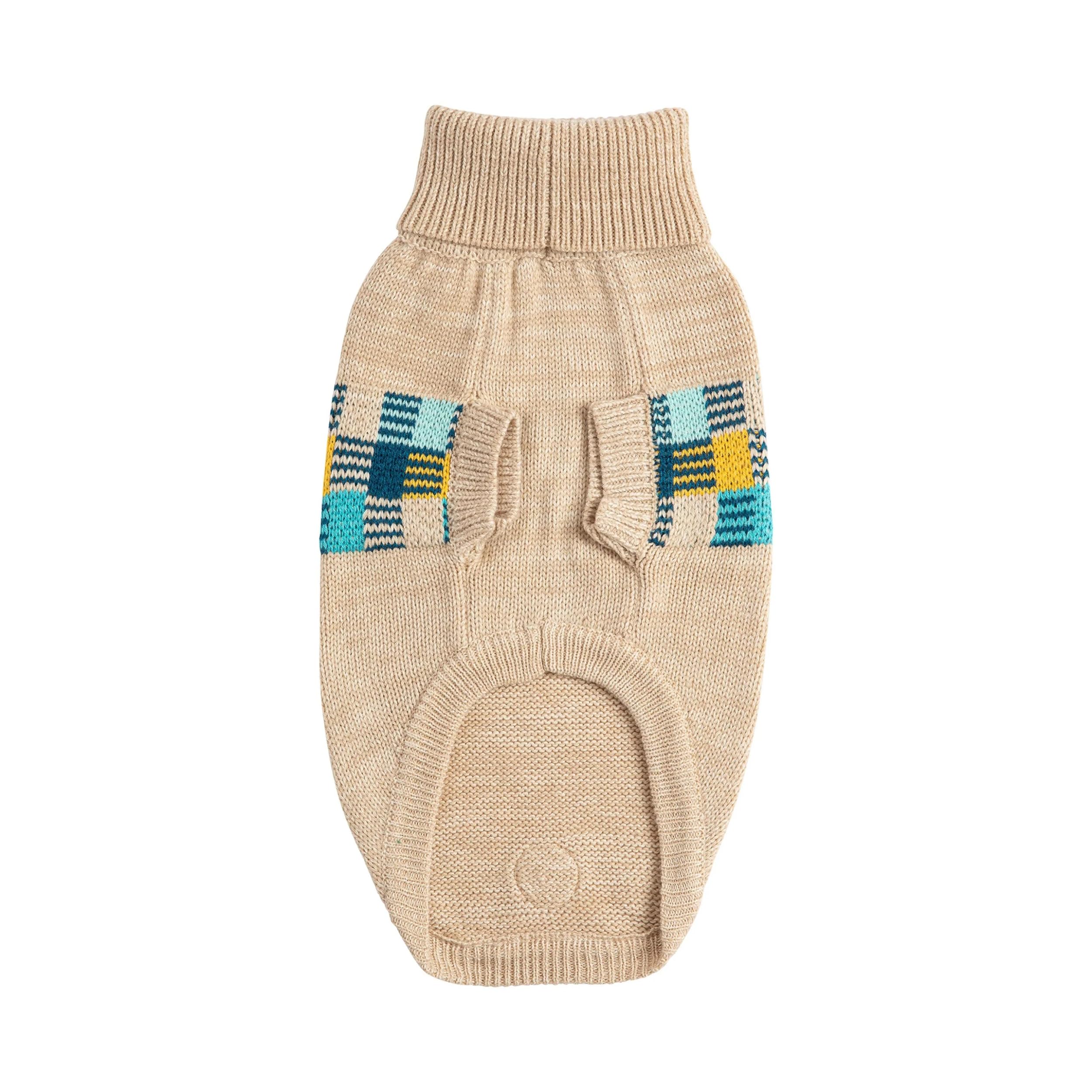 Gf Pet Oatmeal Mix Winter Sailor Parka, 3X-Small