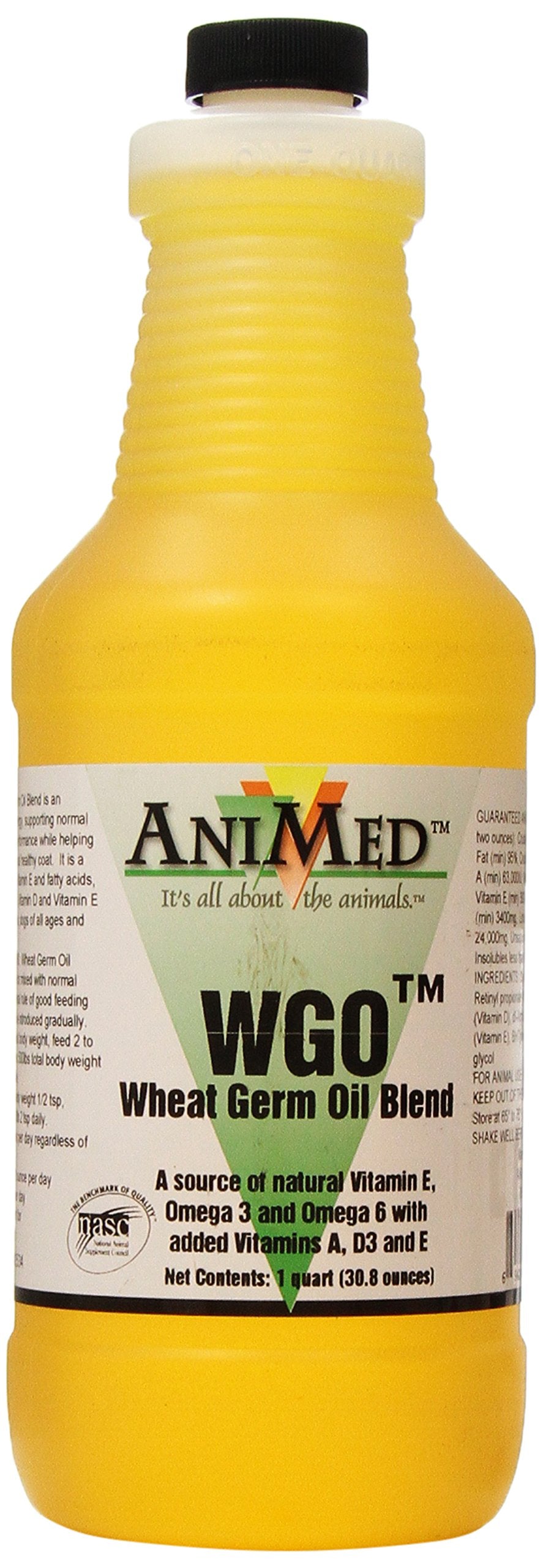 Animed Wheatgerm Oil Blend For Horses Of All Ages And Classes, 32-Ounce