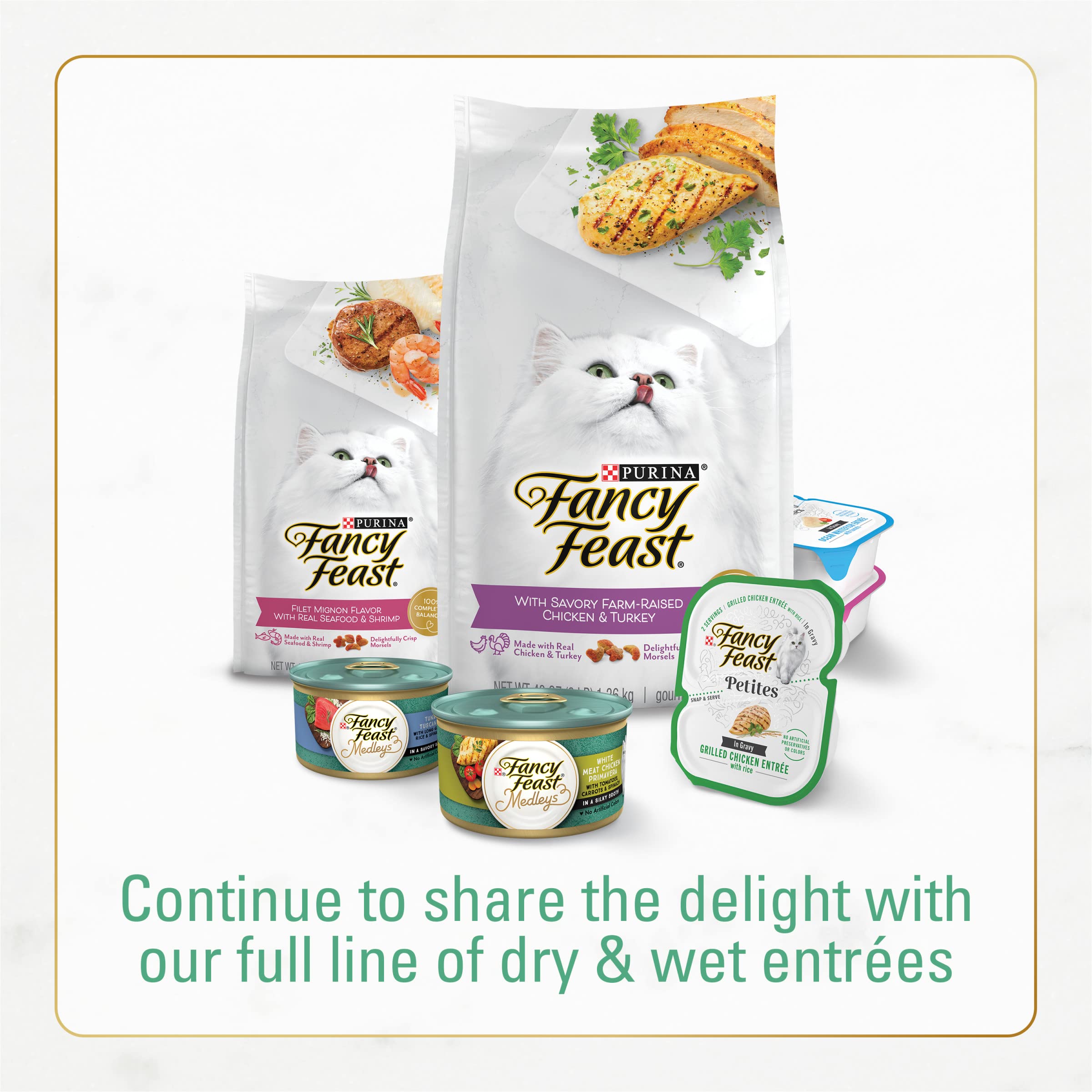 Purina Fancy Feast Dry Cat Food with Ocean Fish and Salmon - 7 lb. Bag
