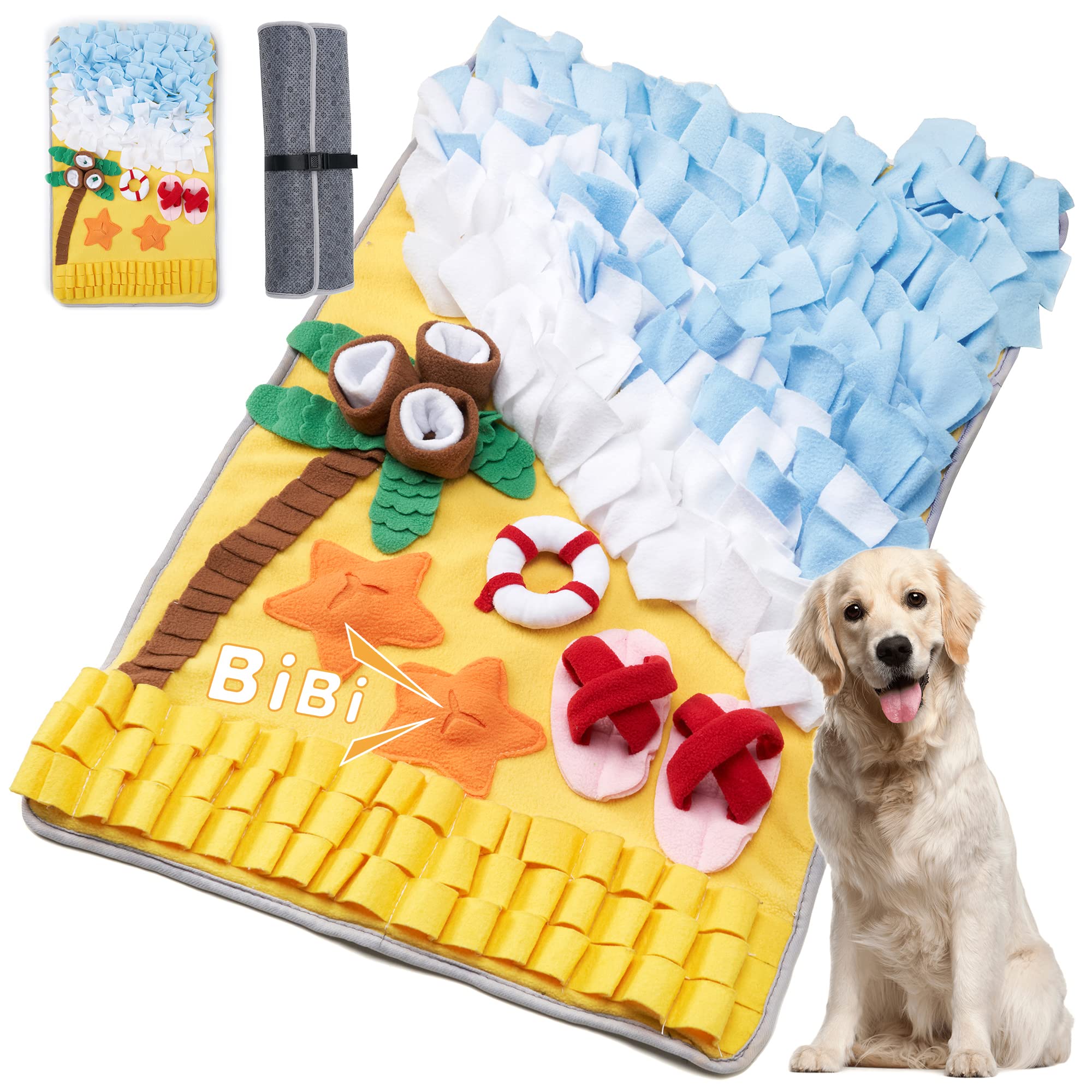 Snuffle Mat For Large Dogs Sniff Mat For Cats, Dog Enrichment Toys, Dog Puzzle Toys Small Medium Pet Sniffing Mat Large Breed