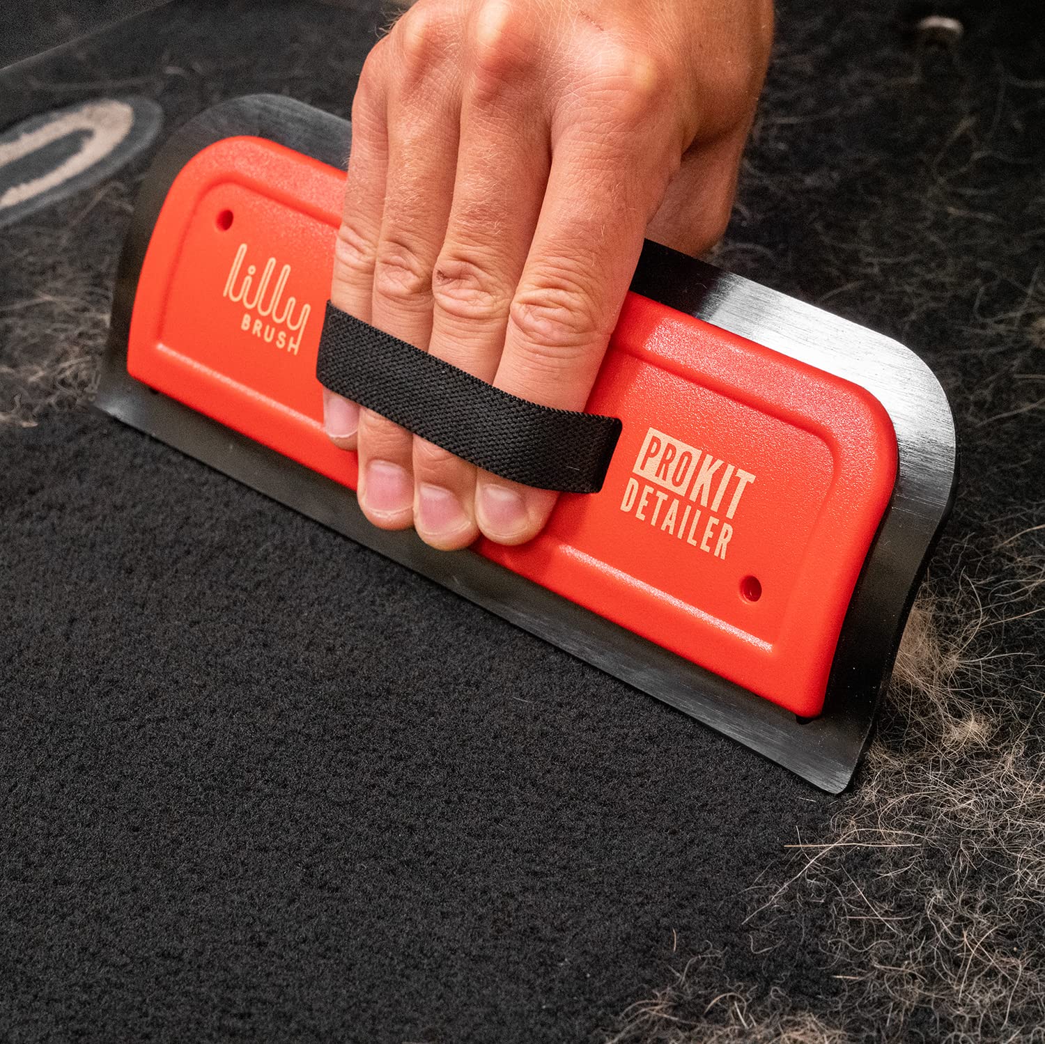 Lilly Brush Pro Pet Hair Tool Kit Pet Hair Remover For Car Carpet, Car Seat, Auto Interior Detailing, Cat And Dog Hair Remover For Couch, Deep Cleaning Fabric And Rug Fur Remover