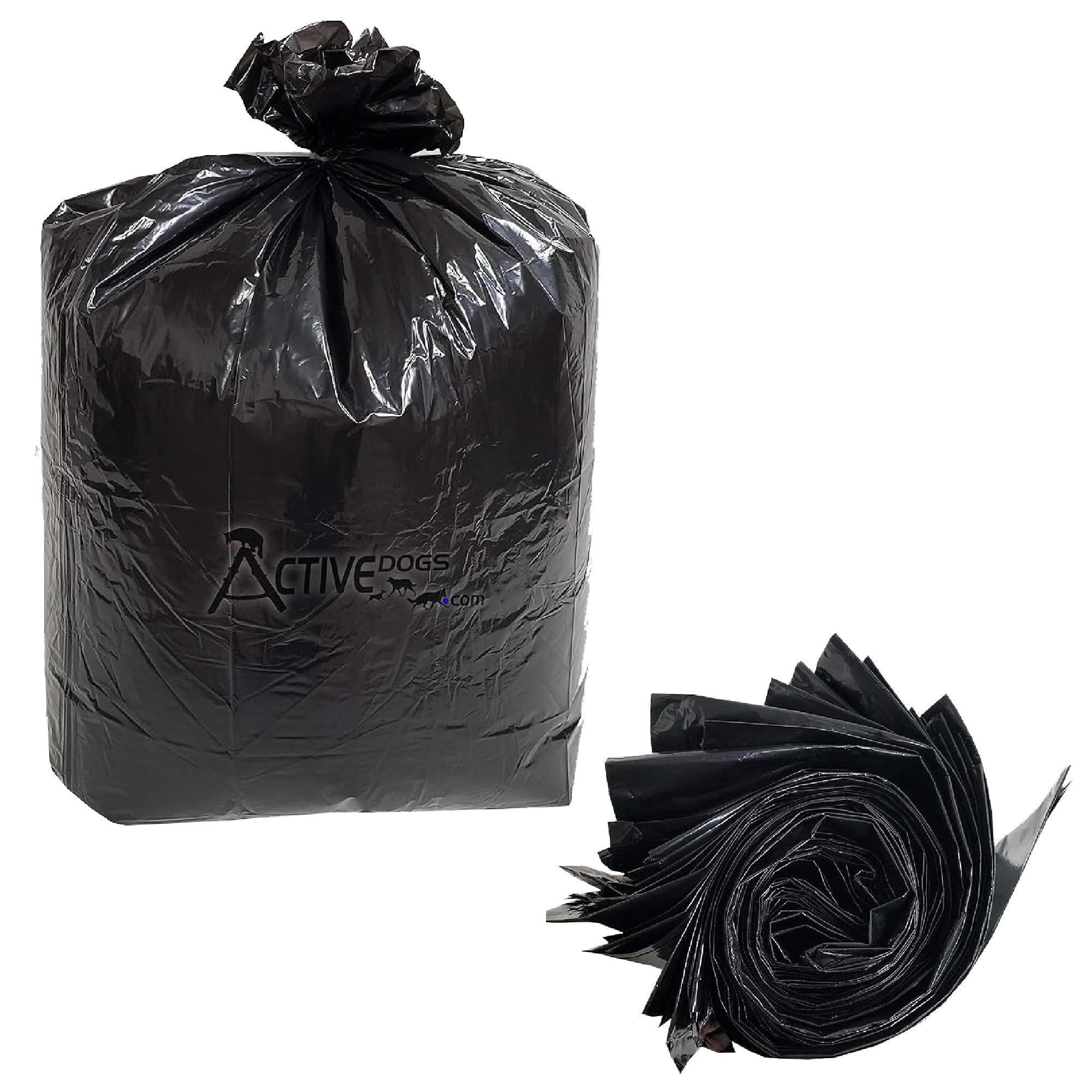 Activedogs Dog Poop Bucket Bags 12Pk - Heavy Duty 5 Gallon Poop Bags For Dogs Waste Removal Trash Can, Bucket Or Pail - Extra Th