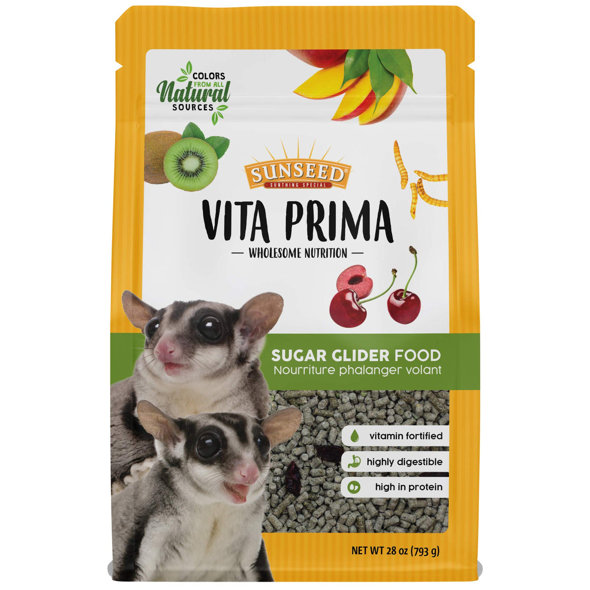 Sunseed Vita Prima Wholesome Nutrition Sugar Glider Food, 1.75 Lbs