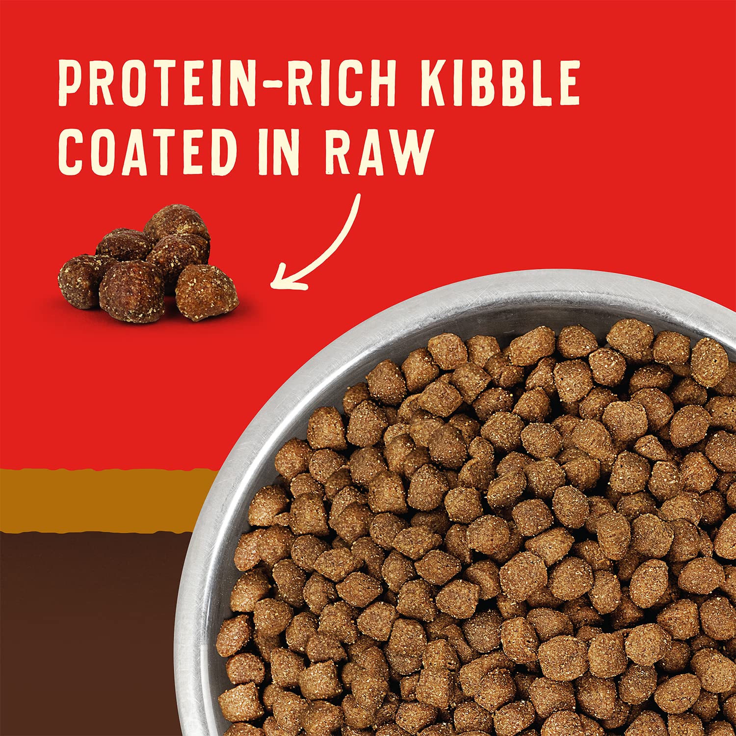 Stella & Chewys Wild Red Dry Dog Food Raw Coated High Protein Grain & Legume Free Puppy Prairie Recipe, 3.5 lb. Bag