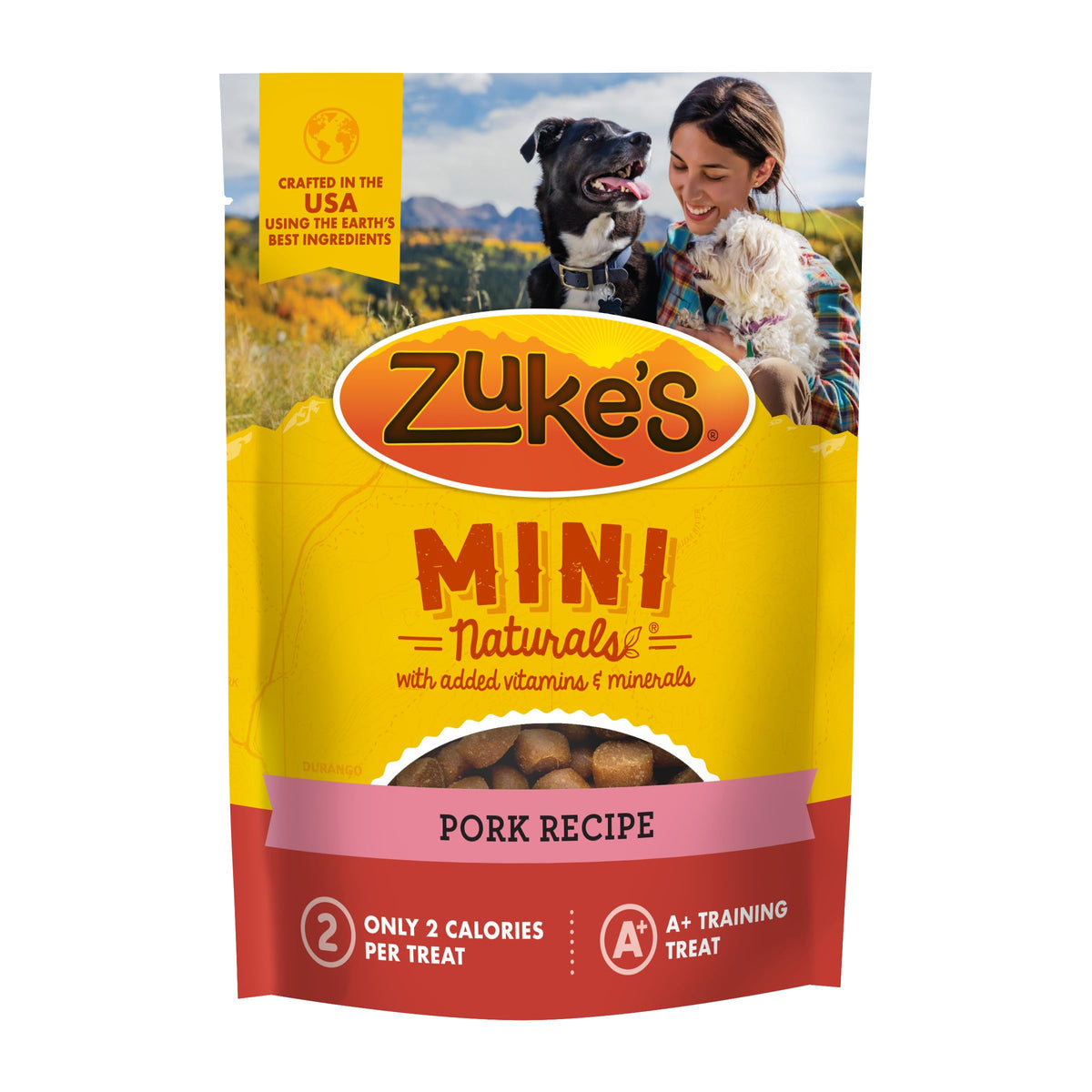 Zuke’S Mini Naturals Dog Training Treats For Dogs, Pet Treats Made With Real Pork, 6 Oz. Resealable Pouch - 6 Oz