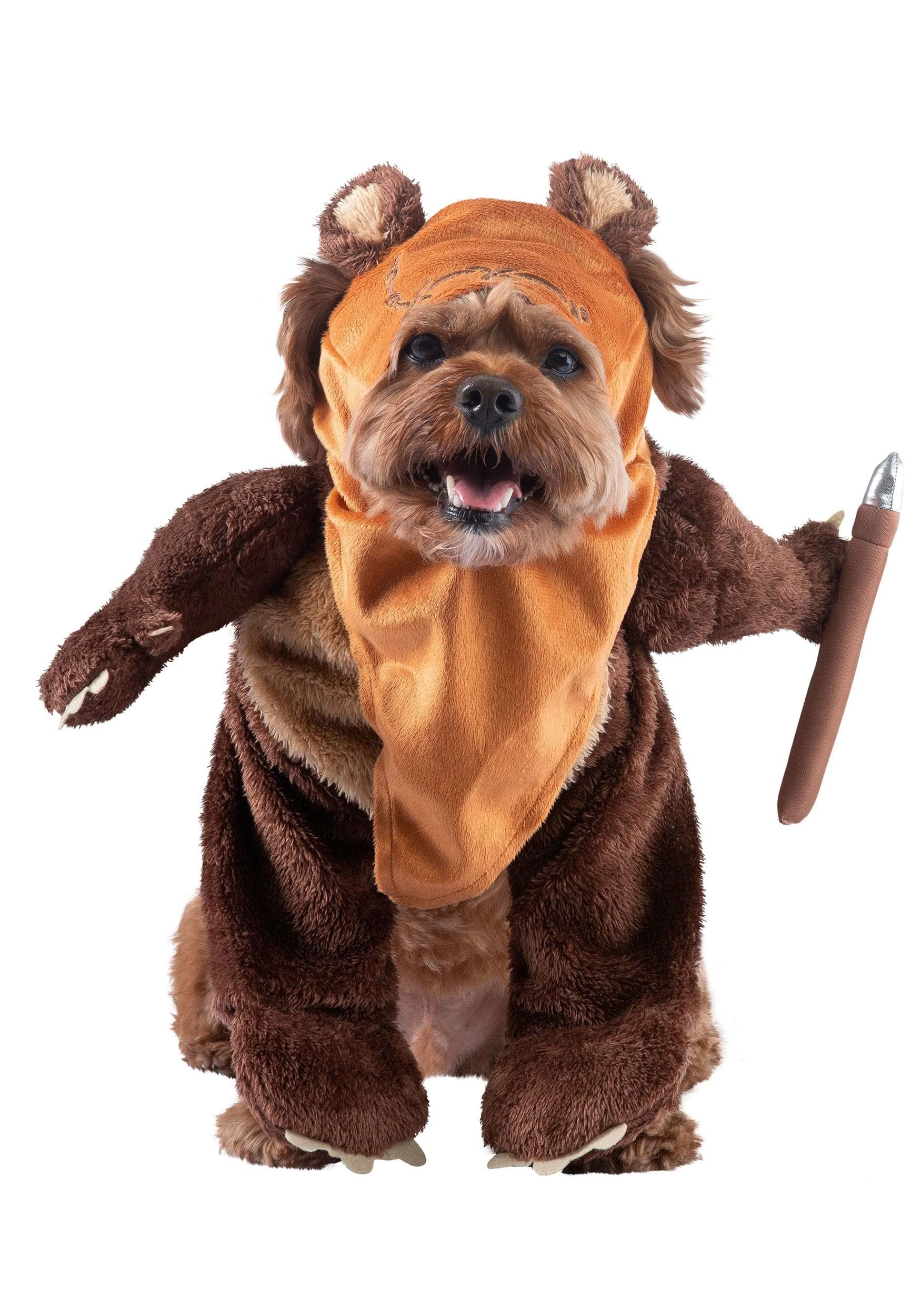 Endor Ewok Pet Costume - L