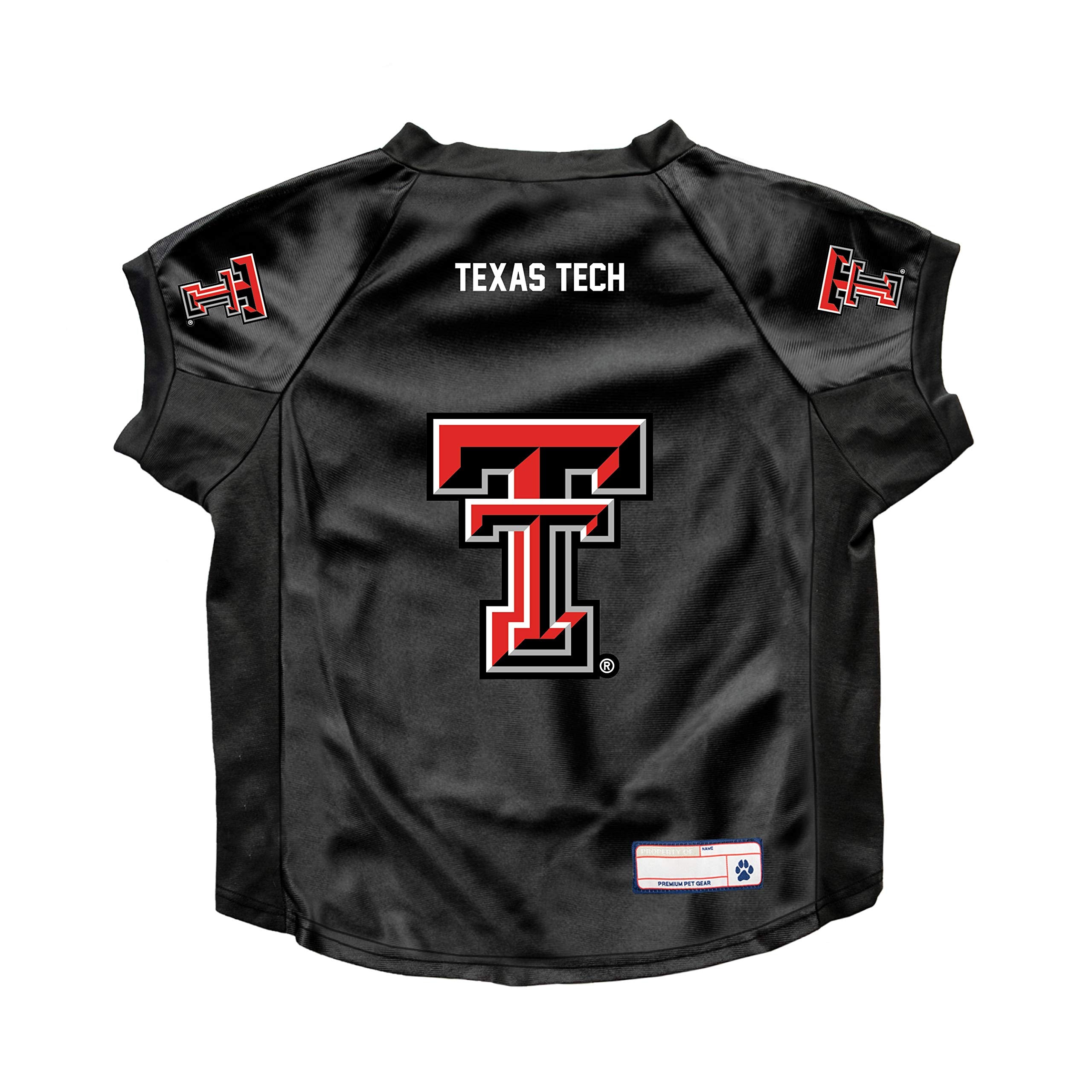 Texas Tech Red Raiders Pet Jersey Stretch Size Big Dog - Special Order