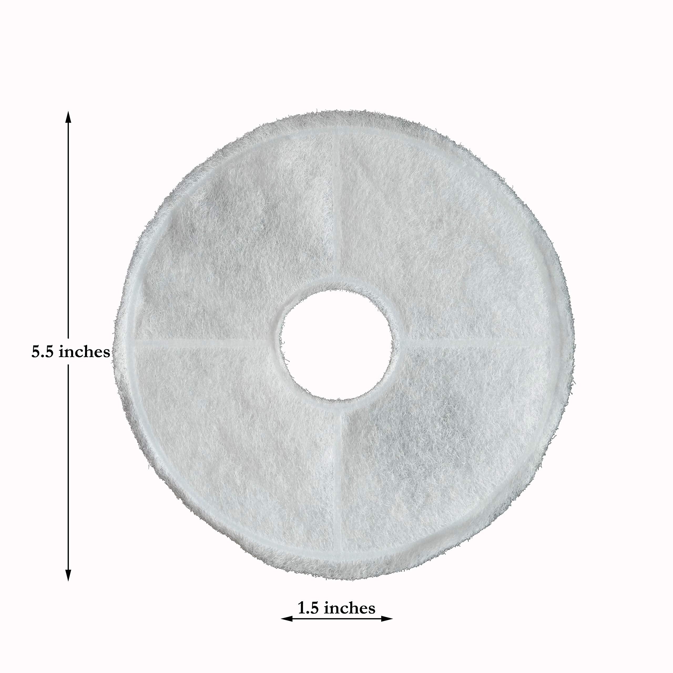 Pack 8 Of Wecation Cat Water Fountain Filter For Catit, Catit Fountain, Flower Fountain, Senses 2.0 Fountain