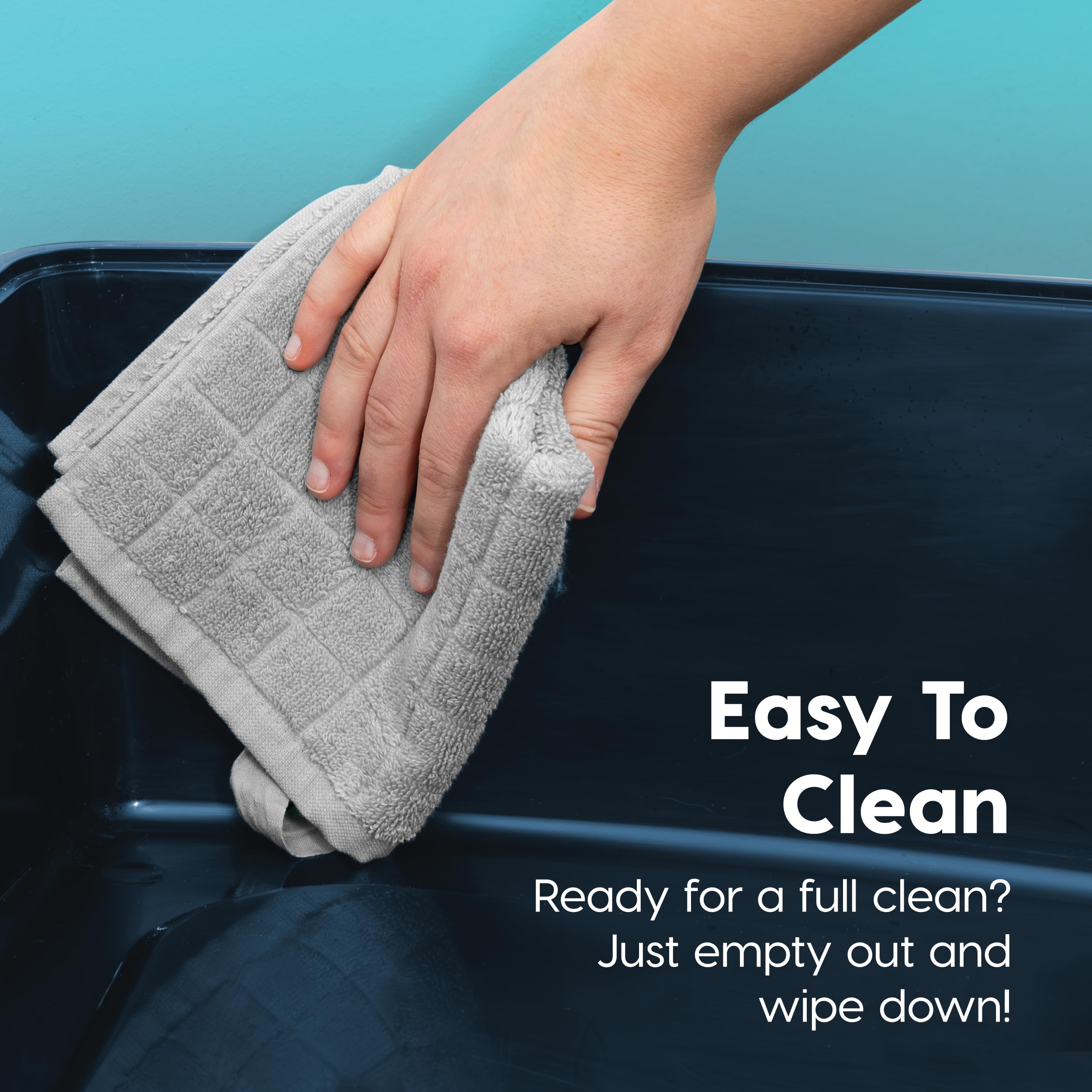 Iris Usa Xx-Large Cat Litter Box, Open Top Extra Large Litter Box For Big Cats And Multi-Cat Households, High Sided Scatter Shie