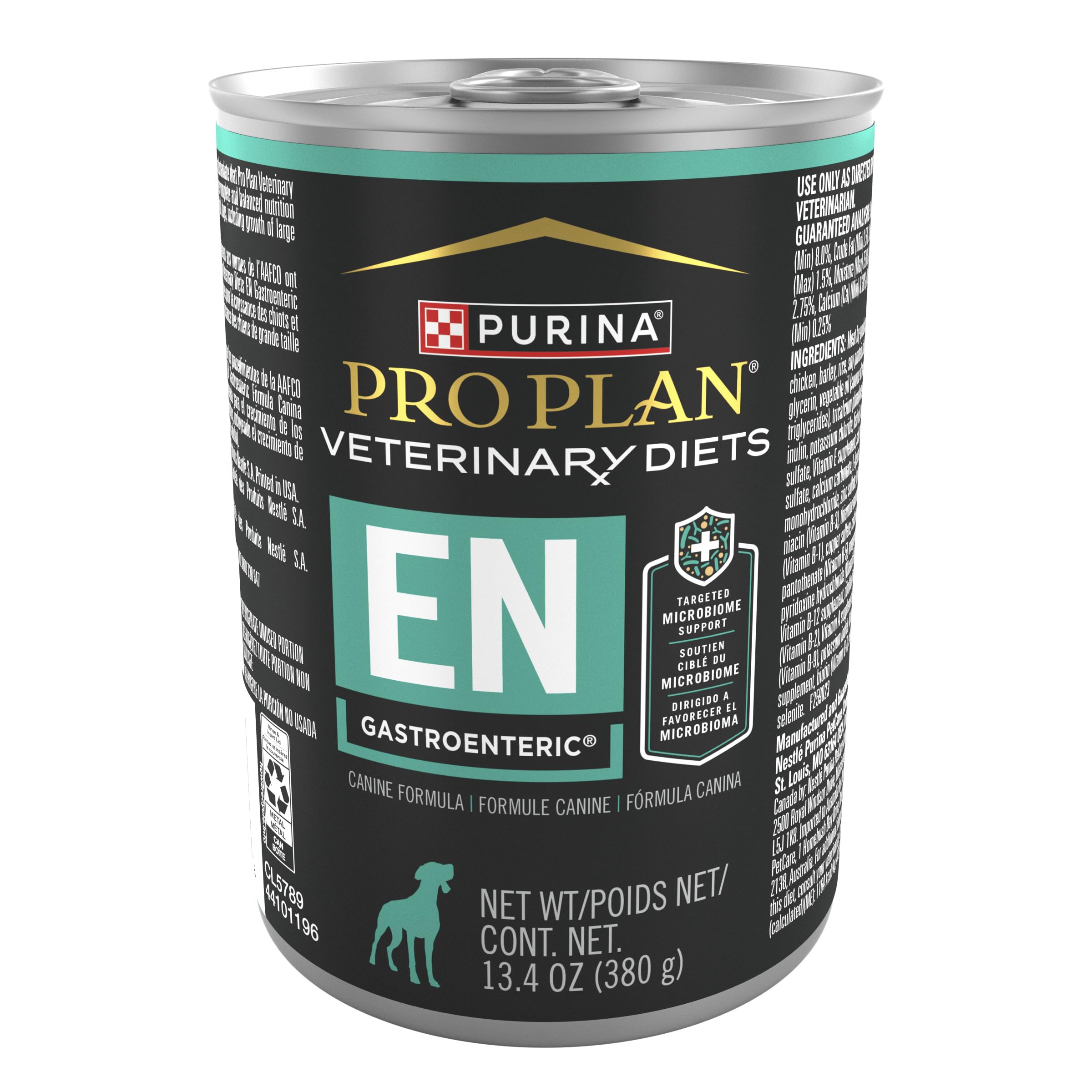 Purina Pro Plan Veterinary Diets EN Gastroenteric Canine Formula Wet Dog Food - (Pack of 12) 13.4 oz. Cans