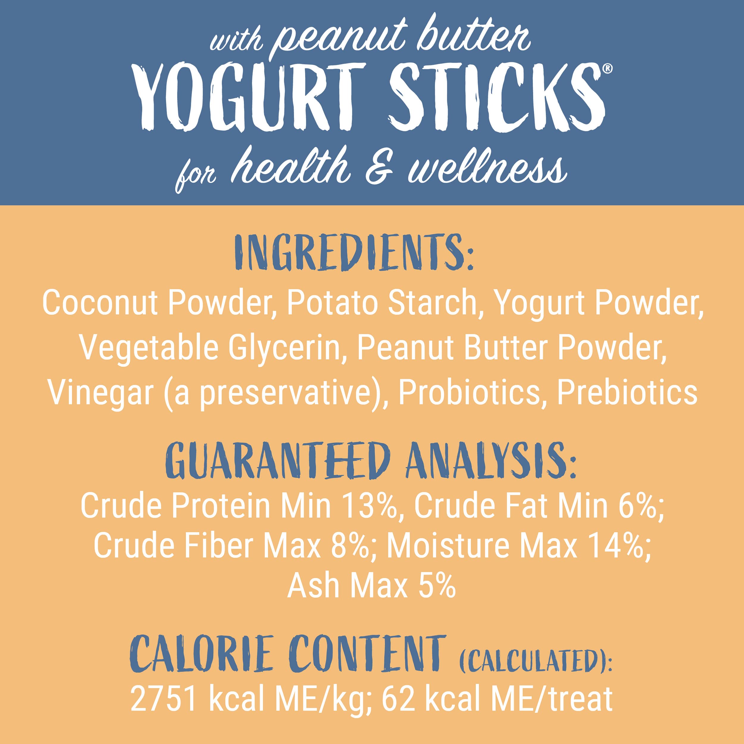Himalayan Dog Chew Yogurt Sticks, Peanut Butter Flavor, Protein Rich, Lactose Free, Gluten Free, 6 Count Pack
