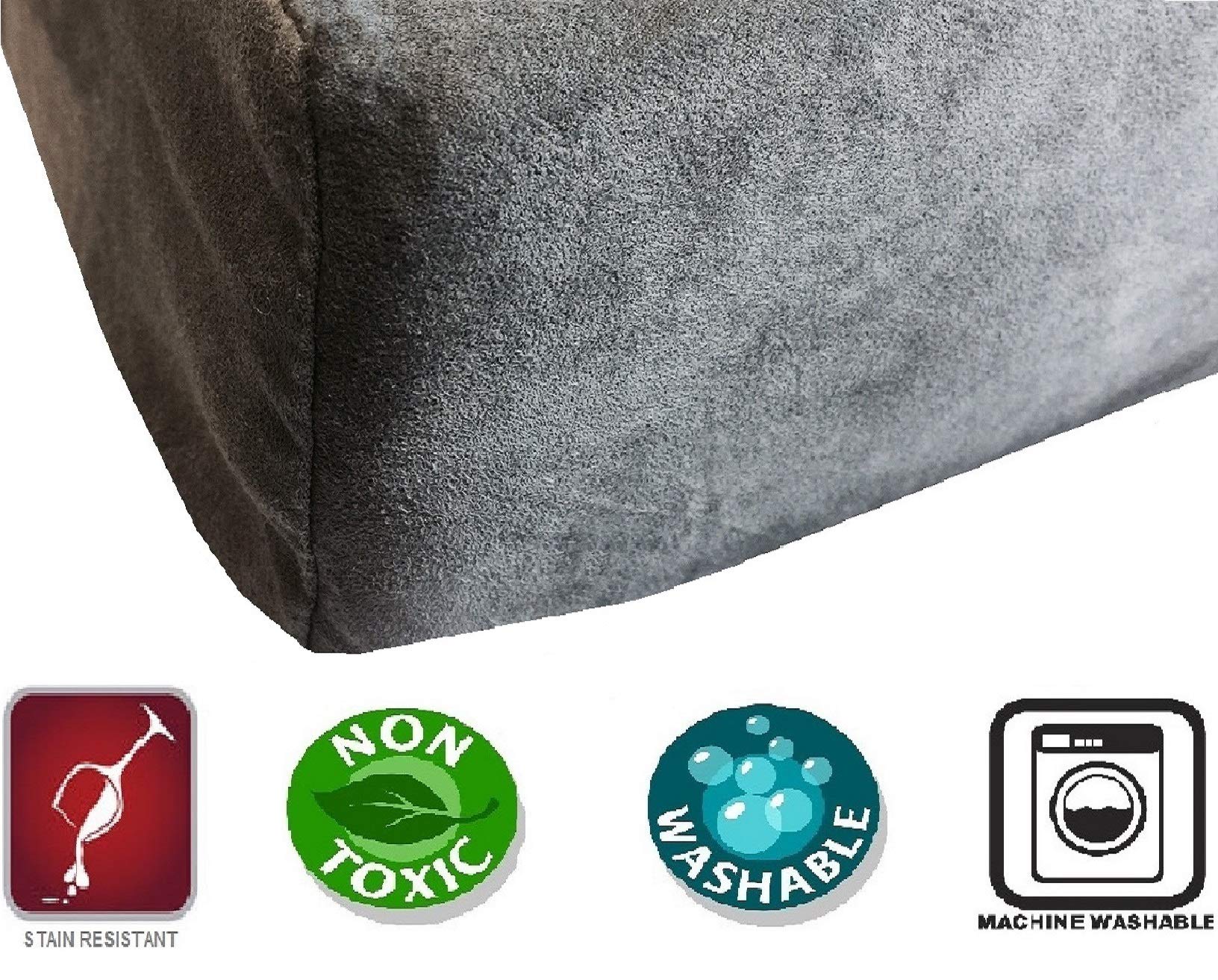 Dogbed4Less Xxl Orthopedic Extreme Comfort Memory Foam Dog Beds For Large Dog, Waterproof Lining And Machine Washable Cover, 55X