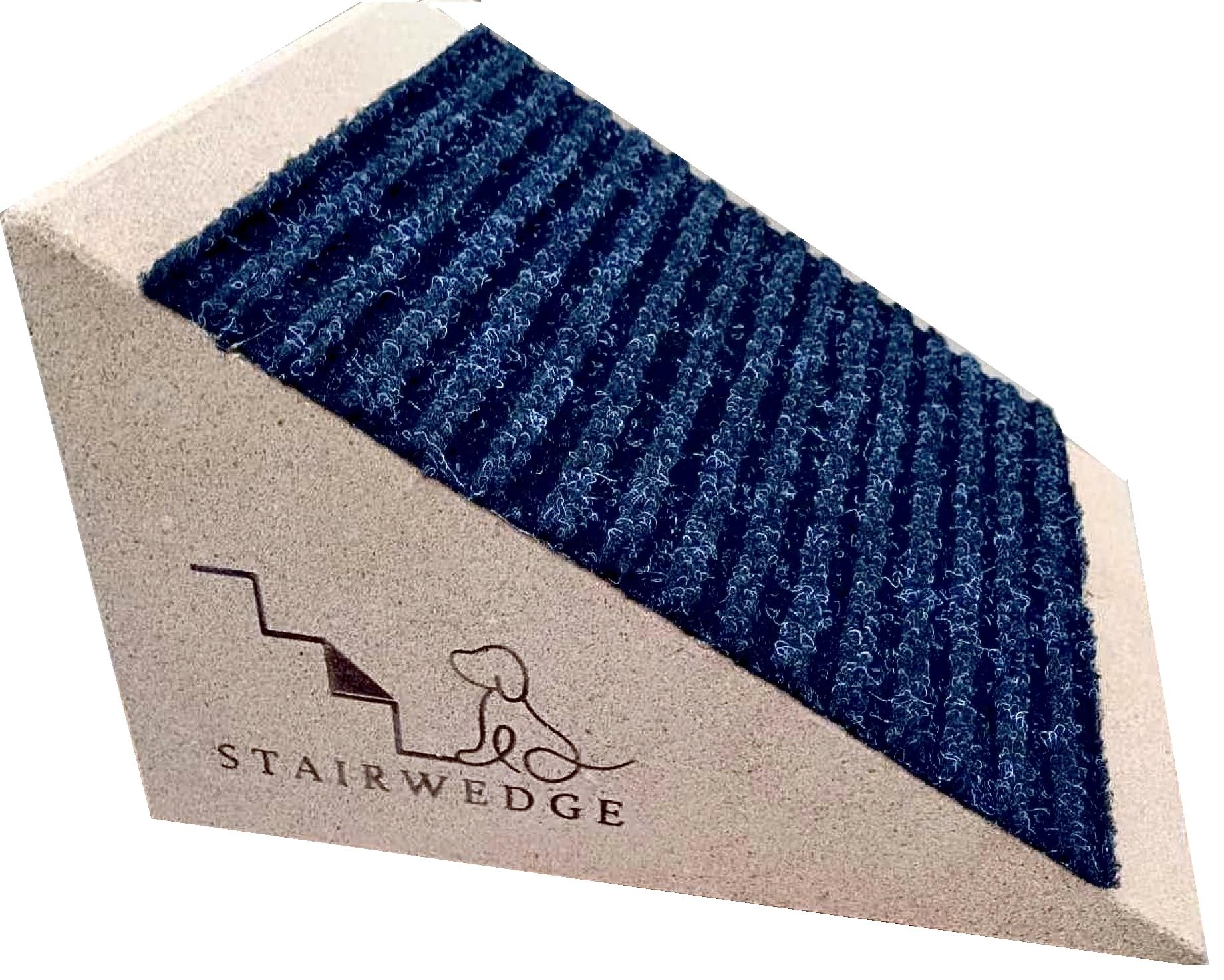 Original Stairwedge - (Sold Out - Coming Soon) Ramp For Small Dogs Breeds - Carpet Surface For Dog Paws For Any Staircase - Wedg