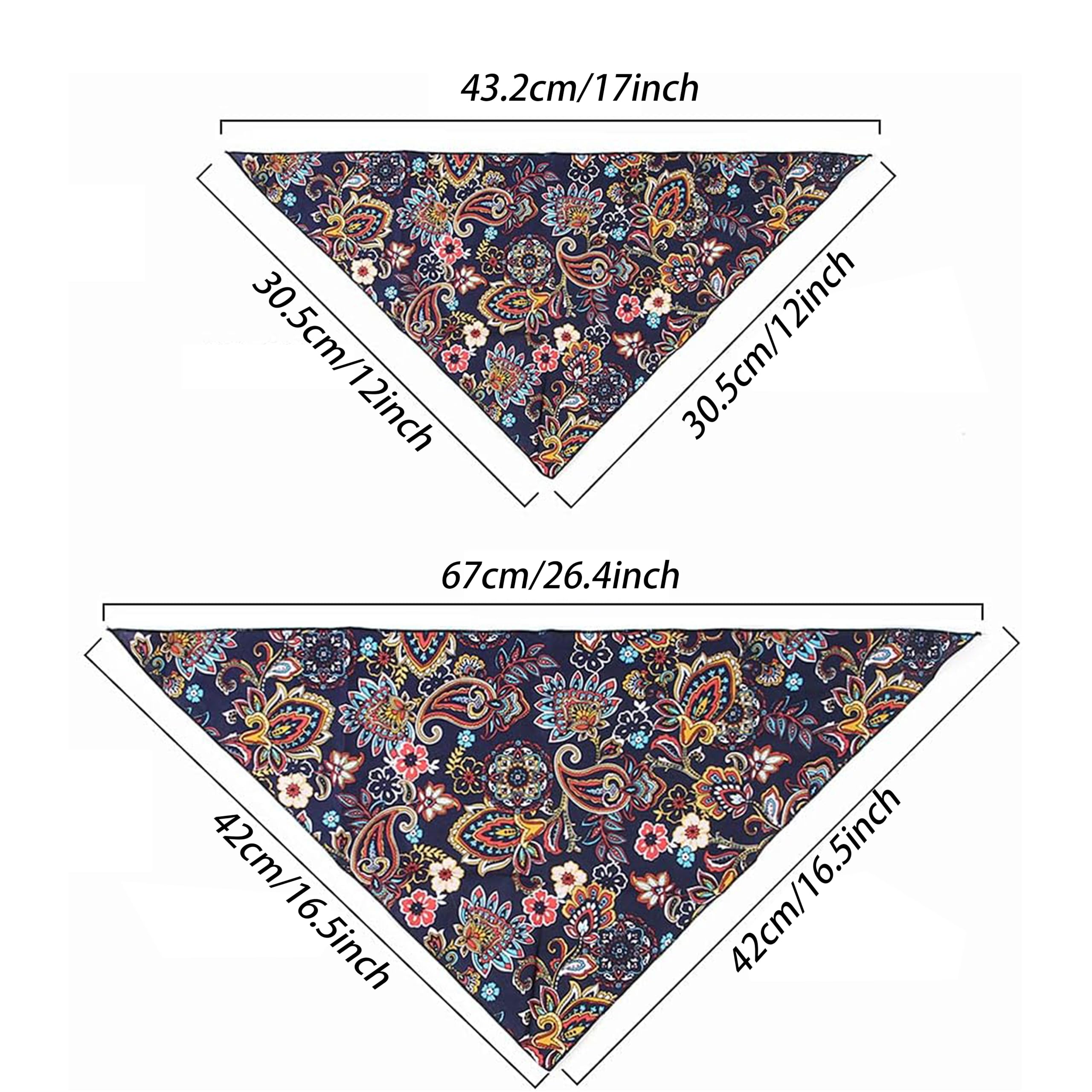 Saisi Pet Cowboy Dog Or Cat Costume, Dog Apparels & Accessories, Frenchie Dog Hat Costumes With Paisley Bandana Scarf For Puppy