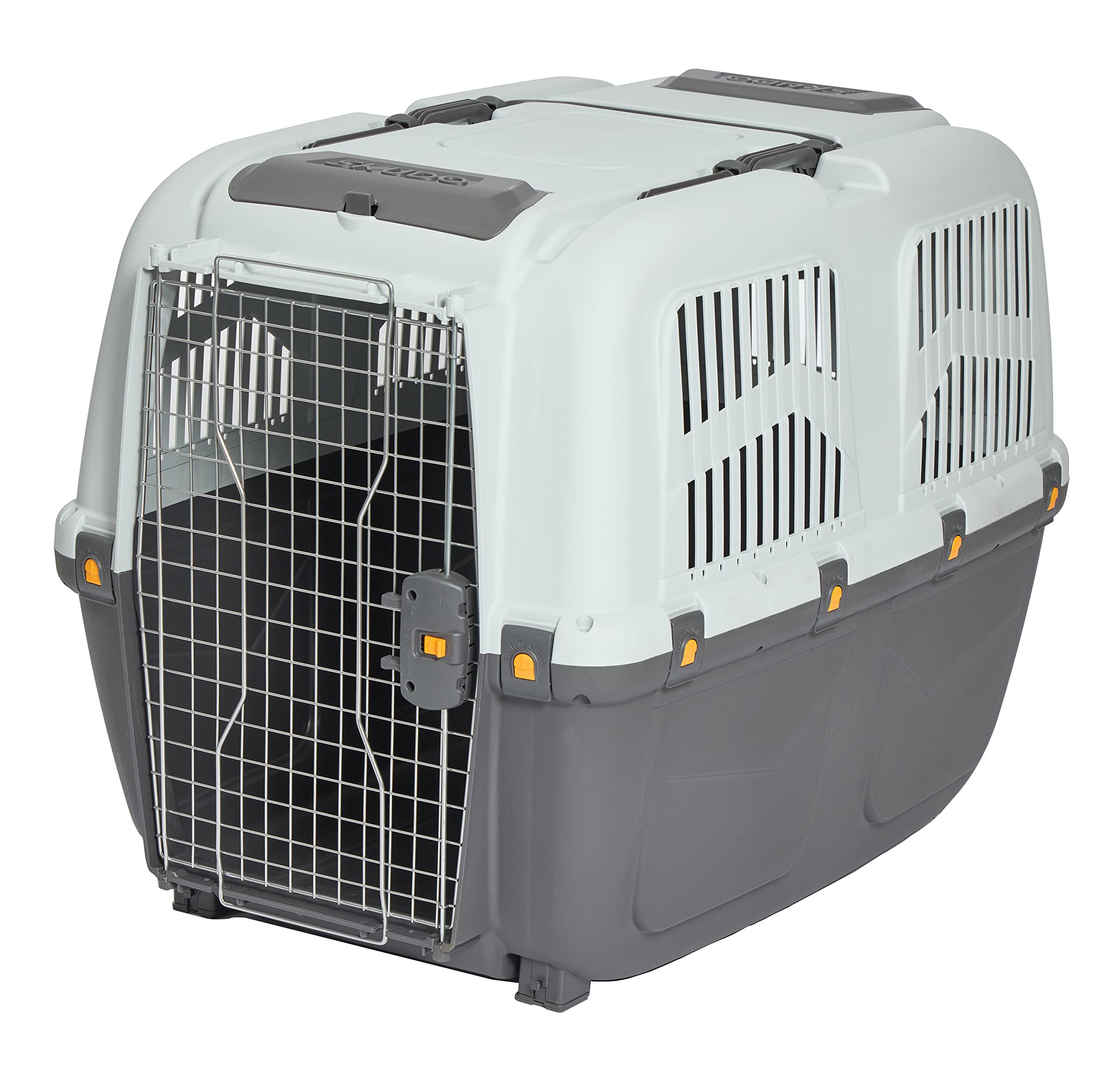 MidWest Homes for Pets Skudo Plastic Carrier, Ideal for Large Dog Breeds with an Adult Weight of 71-90 Pounds