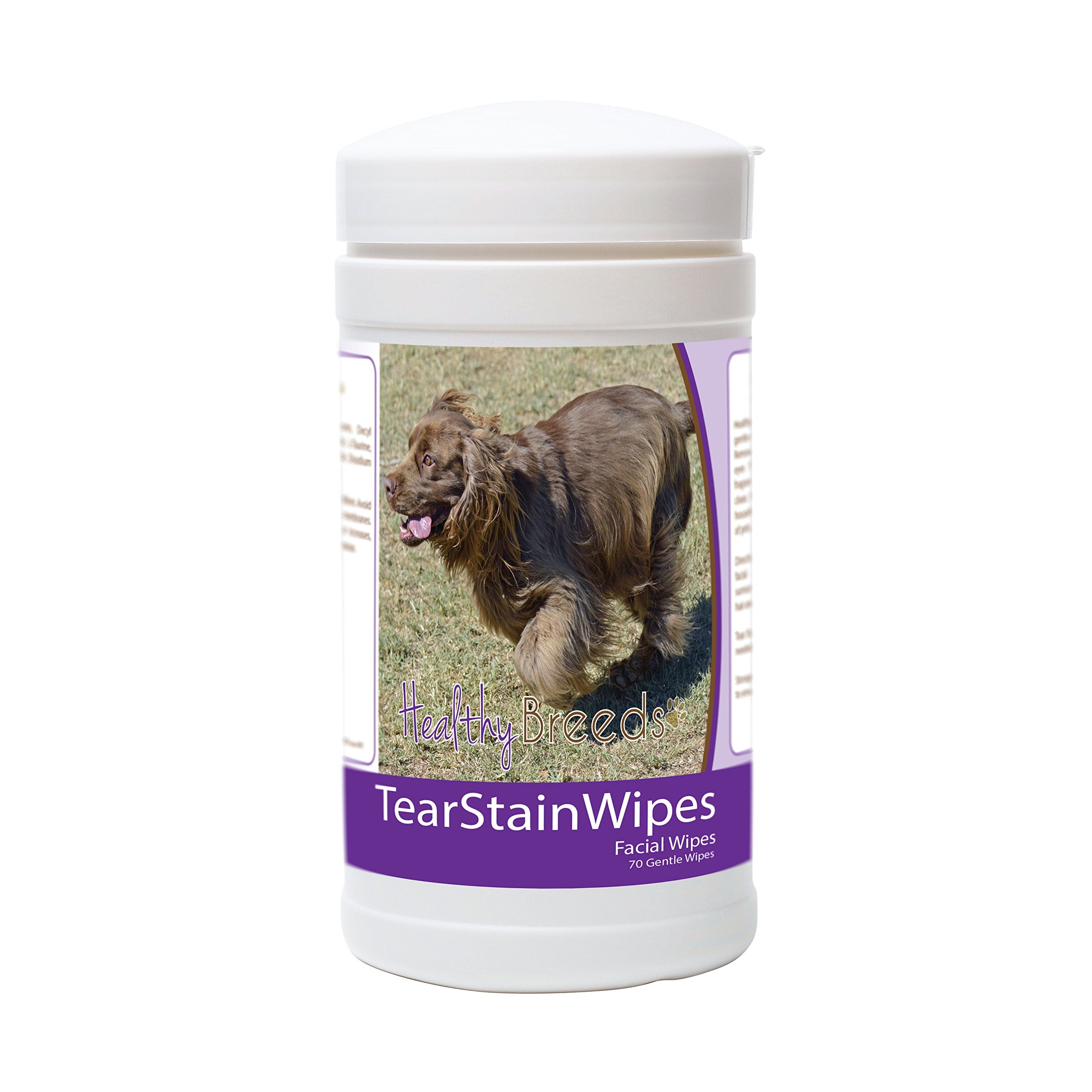 Healthy Breeds Sussex Spaniel Tear Stain Wipes 70 Count