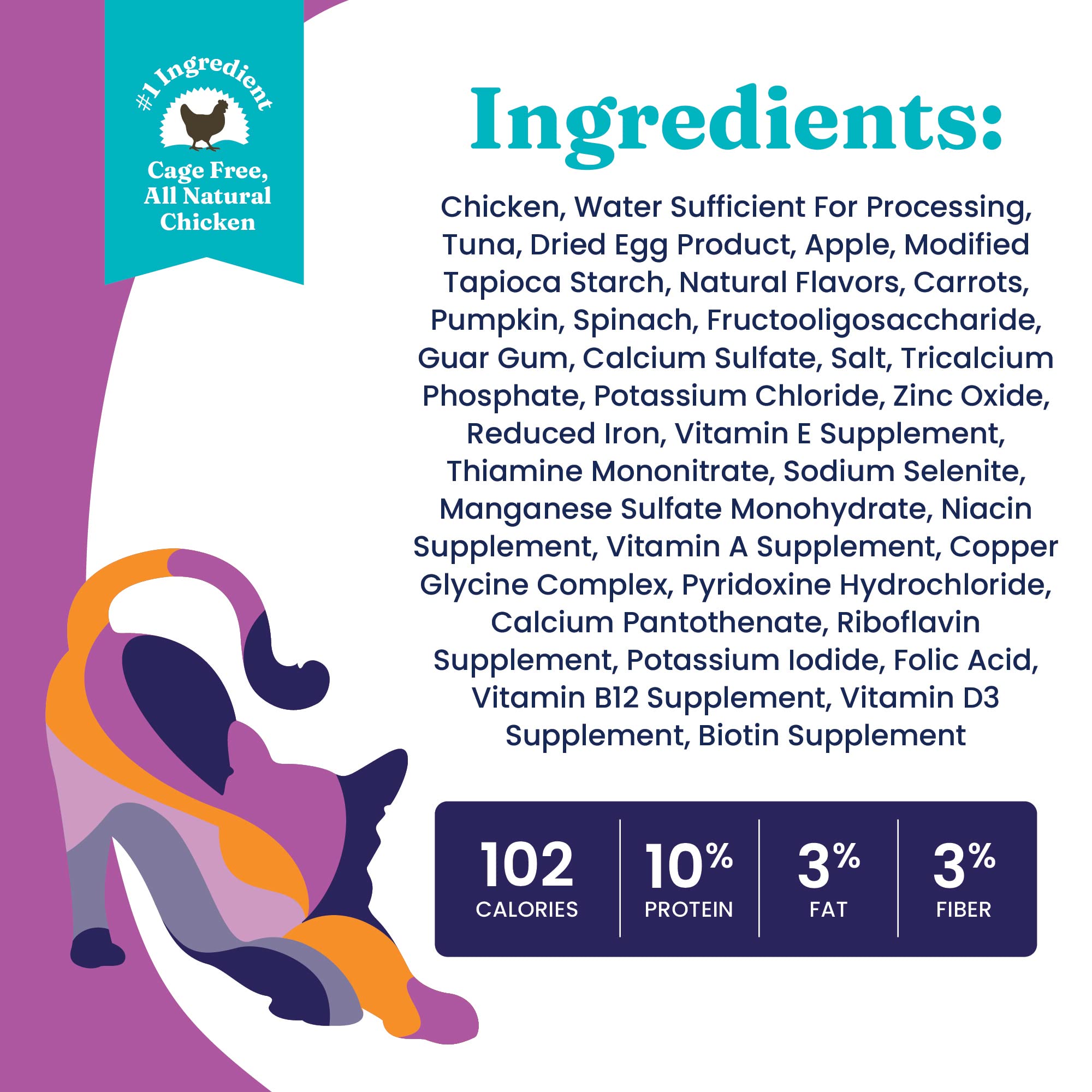 Solid Gold Wet Cat Food Pate - High Protein Grain Free for Adult & Senior Cats - 3oz (24 Count) - Made with Real Chicken