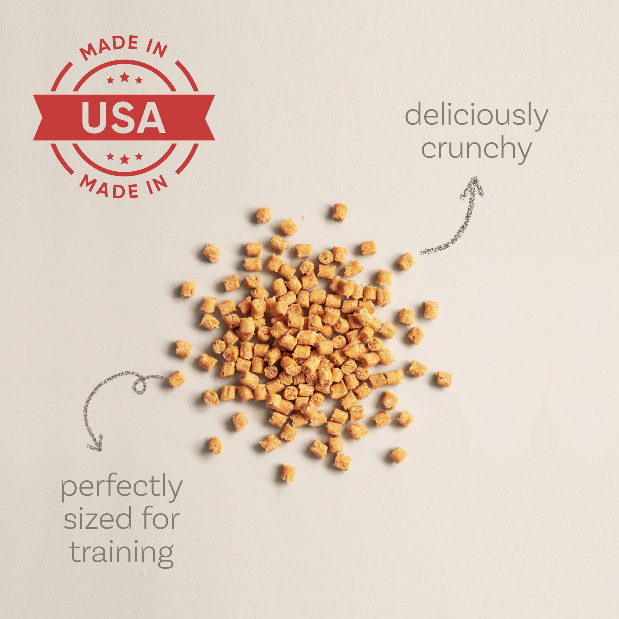 Polkadog Salmon Says Training Bits - Omega-3 Rich, Low Fat Healthy Dog Treat - Digestible, Vitamin & Mineral Packed Dog Snacks -