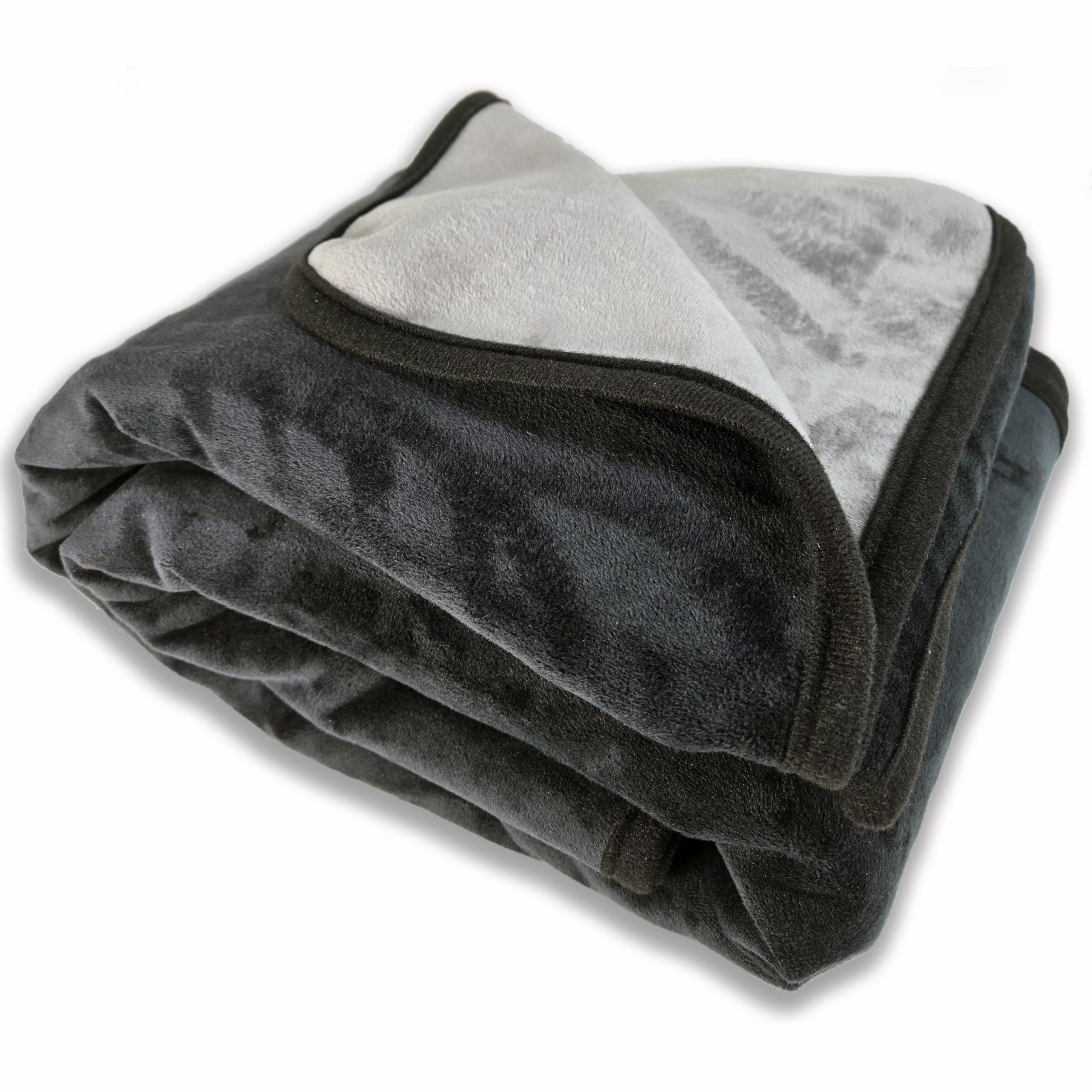 Wesbrad Waterproof, Super Soft, Leak Proof, Totally Pee Proof, Ez-Wash, Two-Color Reversable, Durable, 3 Layer Blanket, (90''X80