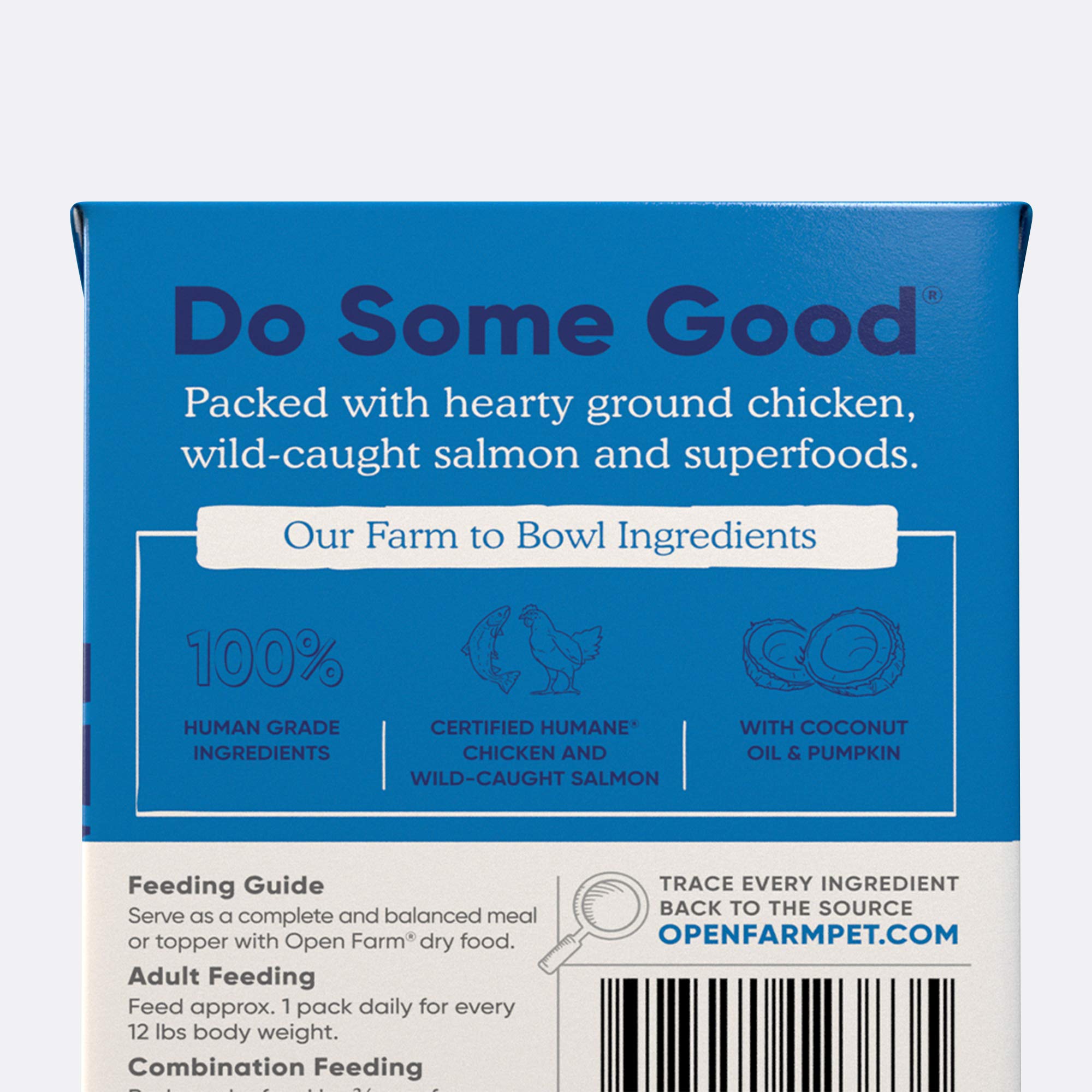 Open Farm Chicken & Salmon Rustic Stew Wet Dog Food, Grain-Free Meal or Food Topper with Responsibly Sourced Meat and Superfoods