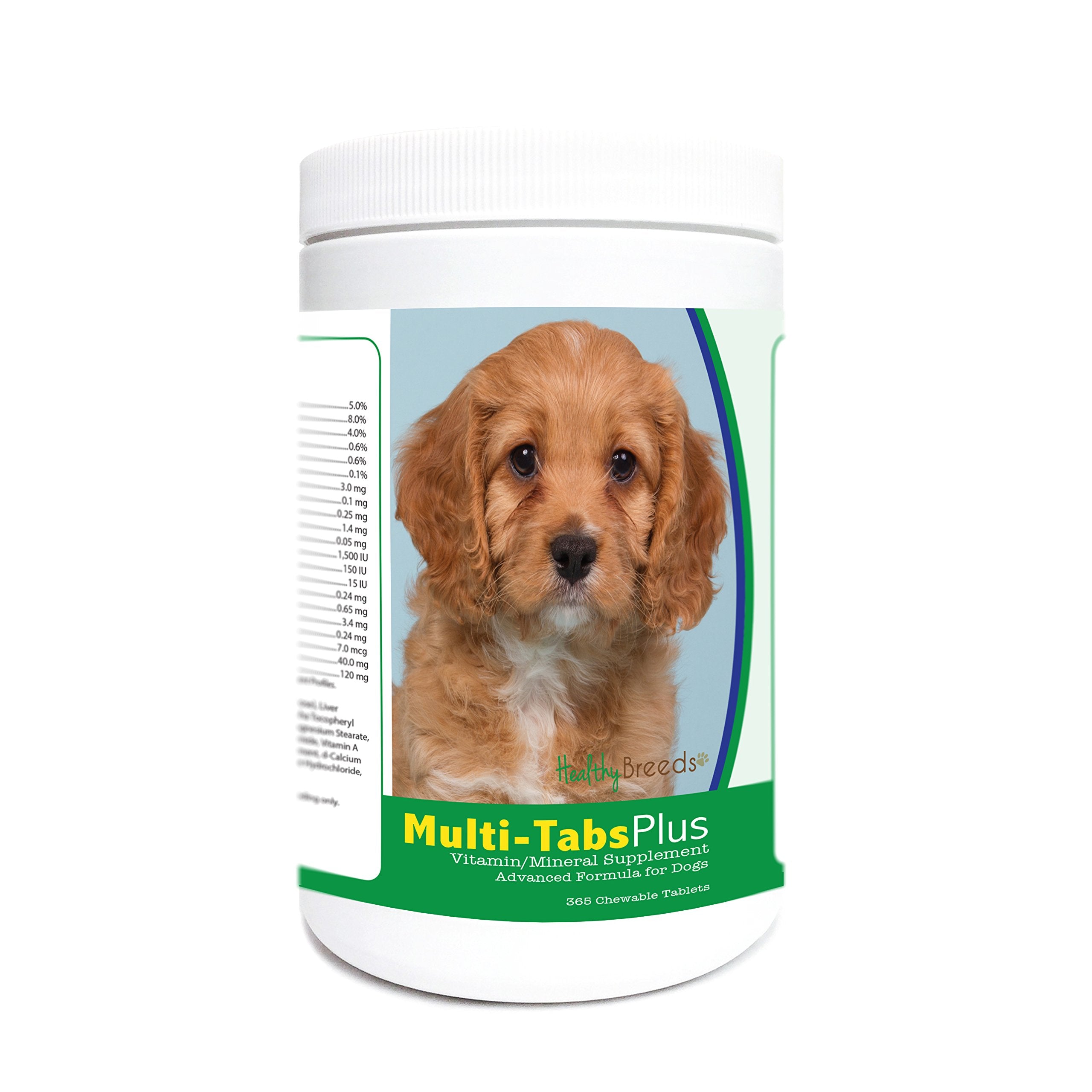 Healthy Breeds Cavapoo Multi-Tabs Plus Chewable Tablets 365 Count