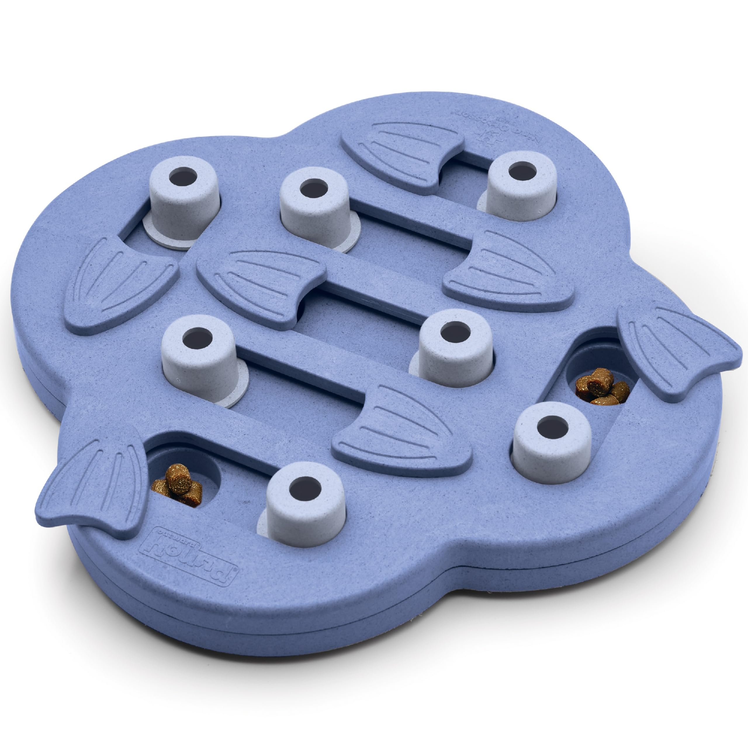 Outward Hound by Nina Ottosson Dog Hide N Slide Treat Puzzle Enrichment Toy, Level 2 Intermediate, Purple, Composite
