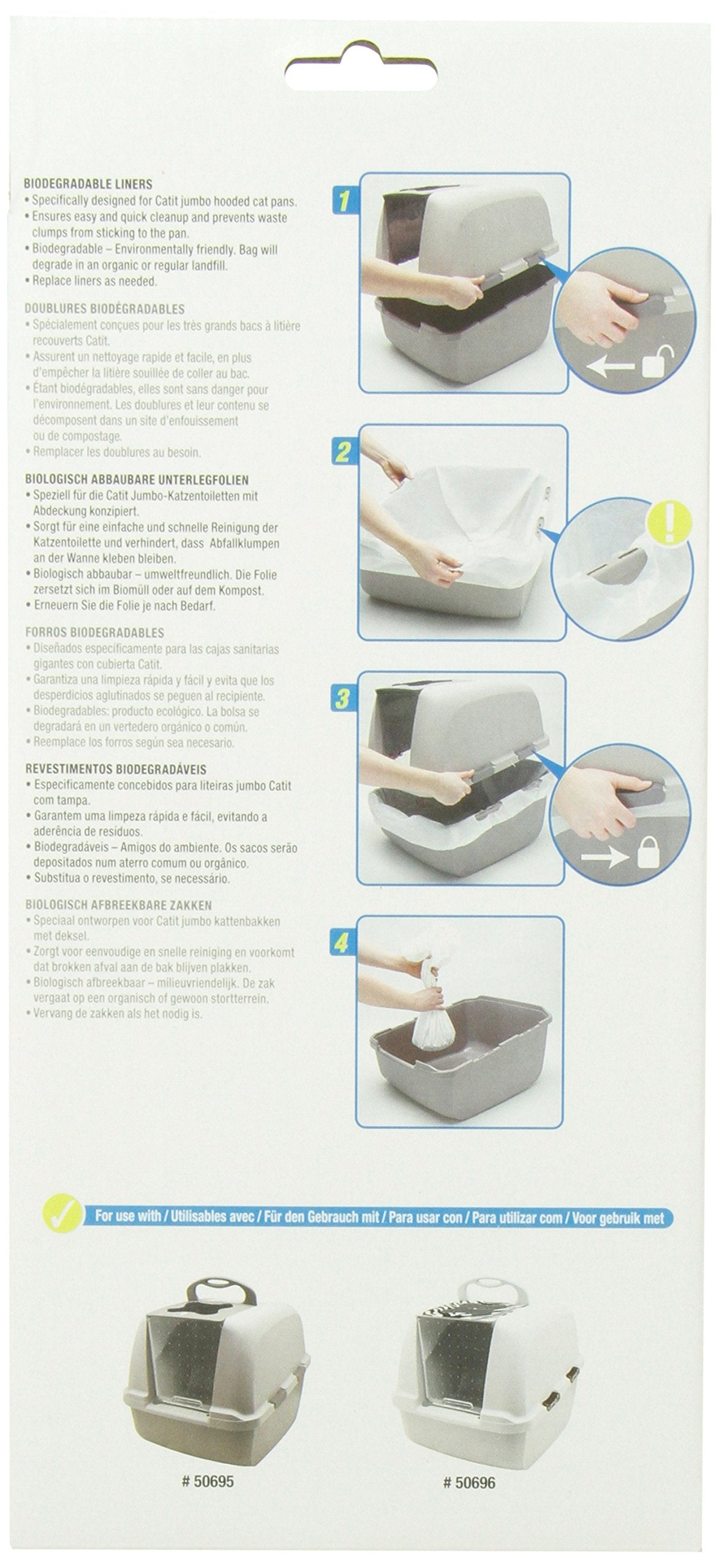 Catit Replacement Liner For Catit Jumbo Hooded Cat Litter Pan