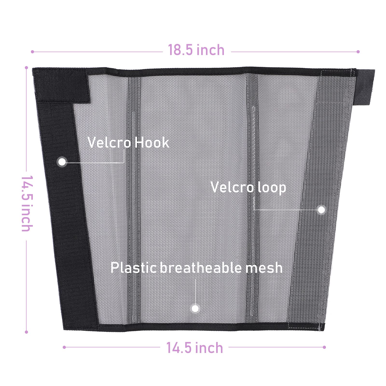 Set Of 8 Mesh Fly Boots For Horse Loose Breathable Mesh Horse Boots Protective Horse Leg Wraps Horse Leggings For Preventing Fli