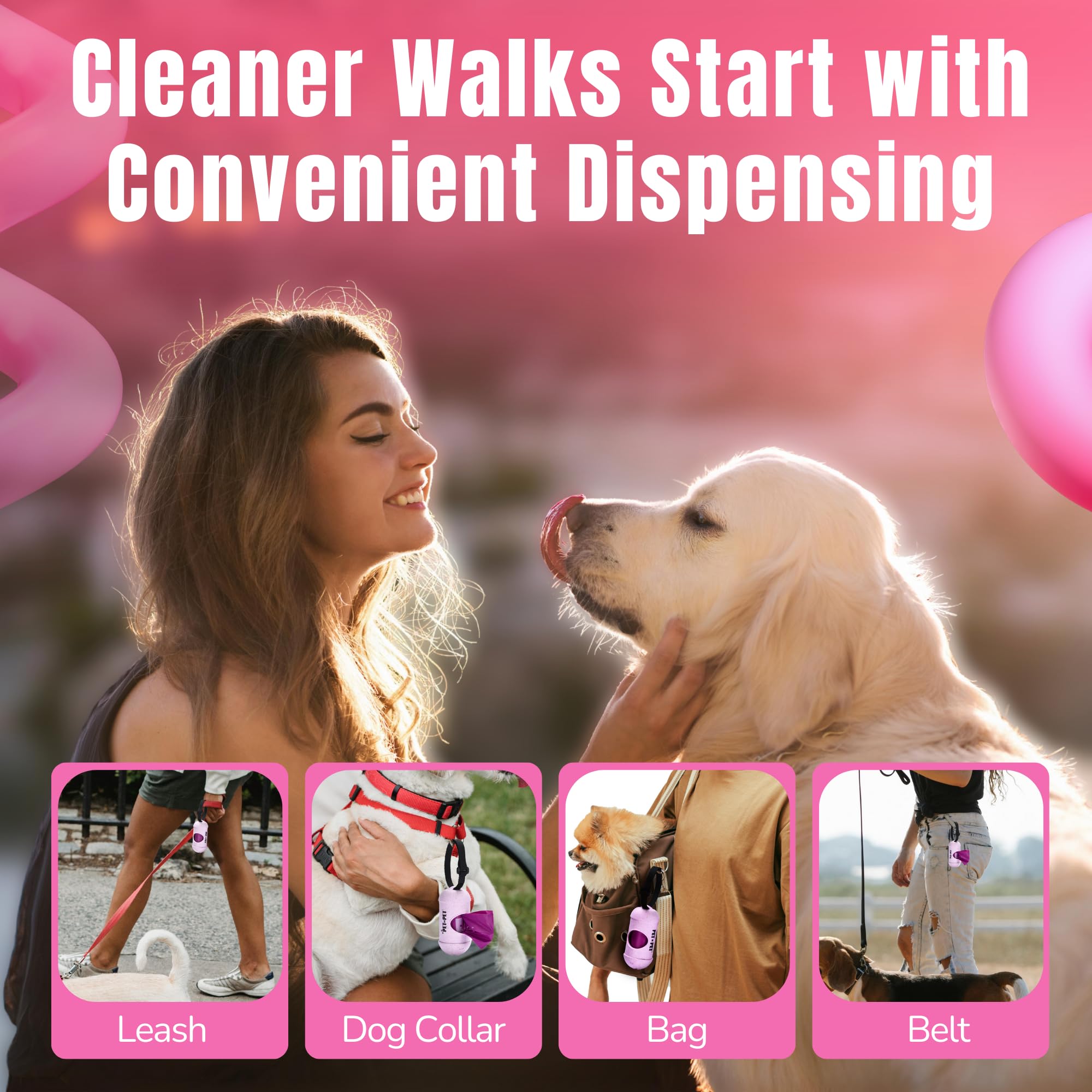 Pet N Pet Poop Bags For Dogs, 960 Counts Lavender Scented Dog Poop Bags Rolls, Usda Certified 38% Plant Based & 62% Pe Dogs Wast
