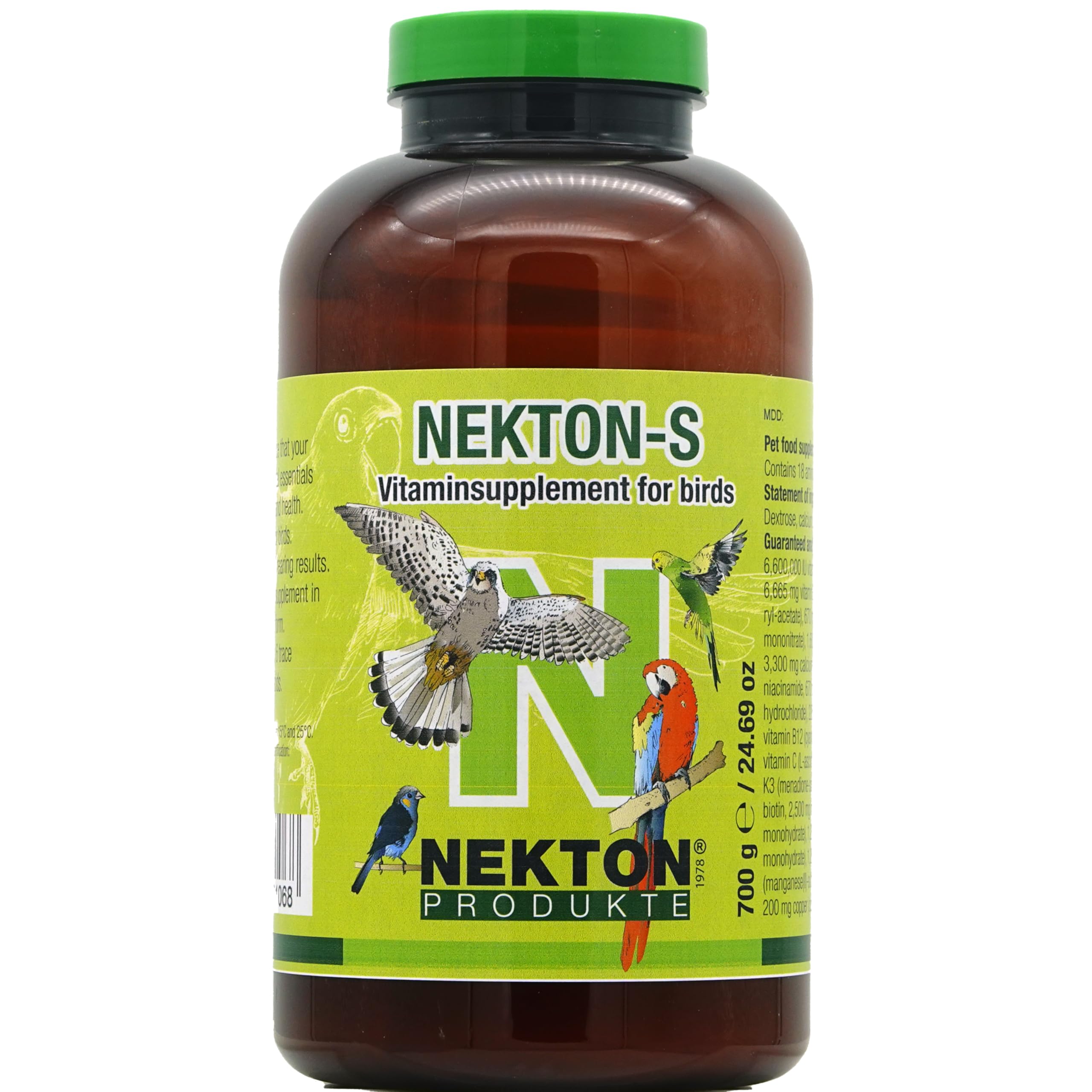 Nekton S Multi-Vitamin for Birds, 700gm, Model: 201750