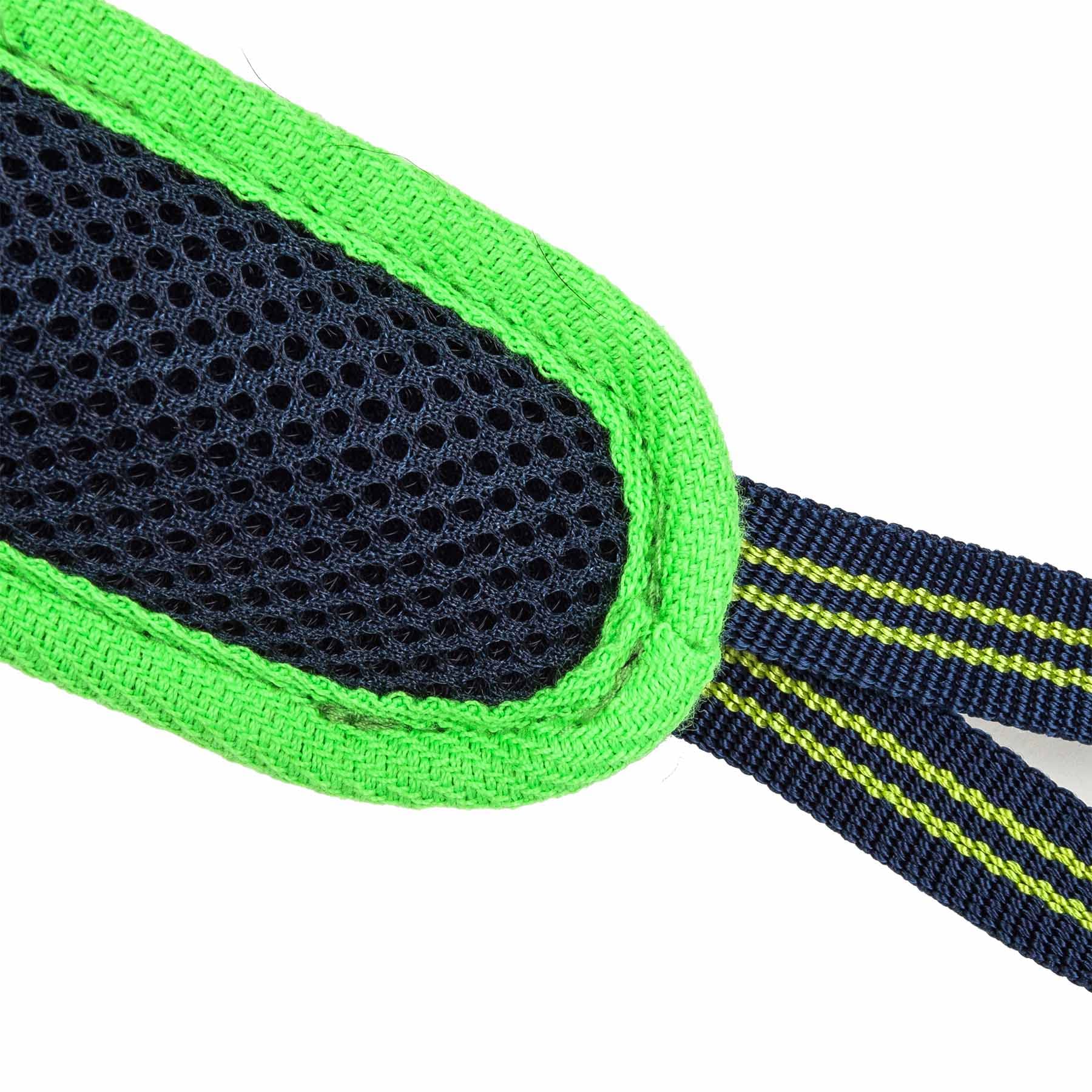 Pet Life Free-Fetcher Hands Free Over-The-Shoulder Shock Absorbent Dog Leash, SM, Navy