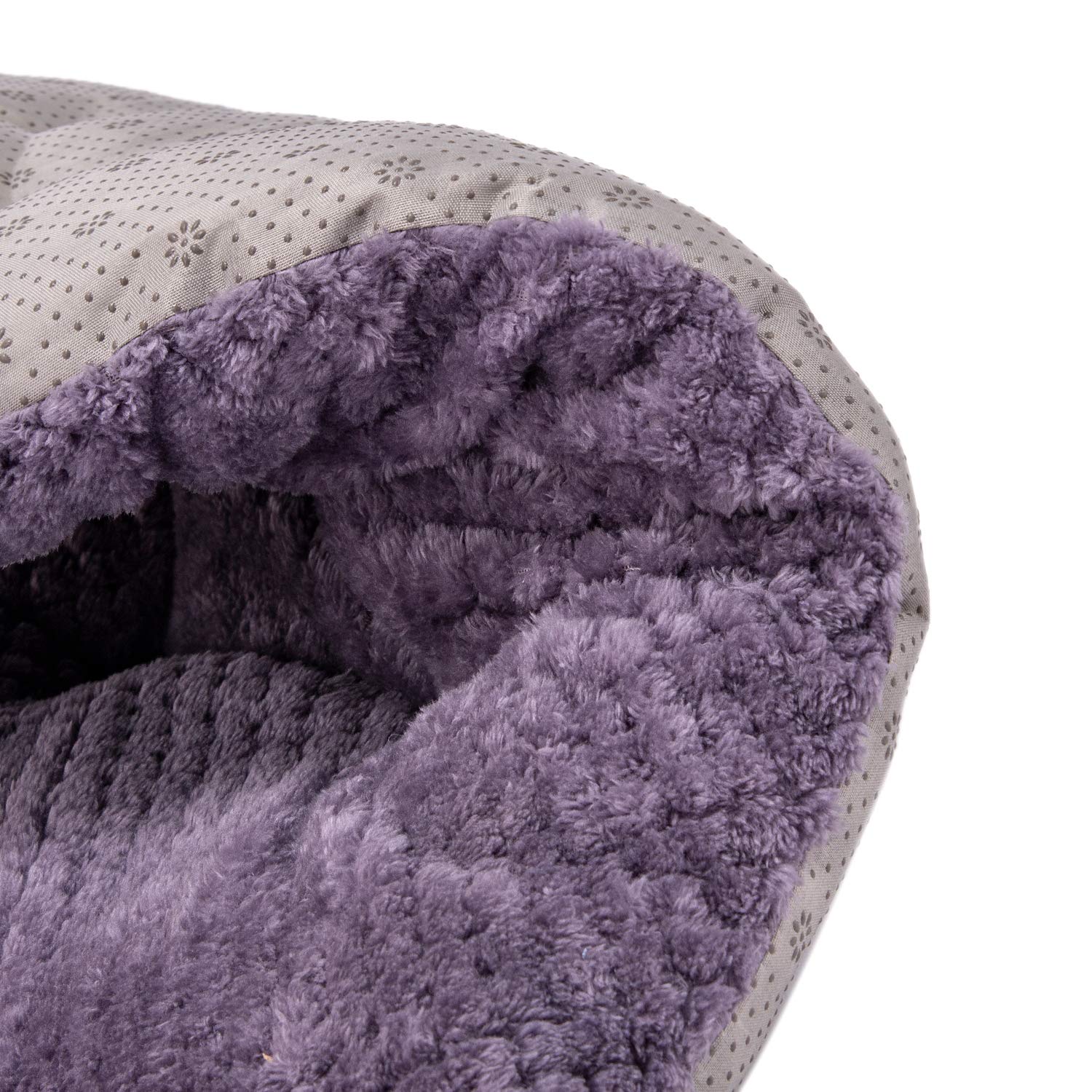 Wonder Miracle Fuzzy Deluxe Pet Beds, Super Plush Dog Or Cat Beds Ideal For Dog Crates, Machine Wash & Dryer Friendly (15' X 23', S-Grape Purple)