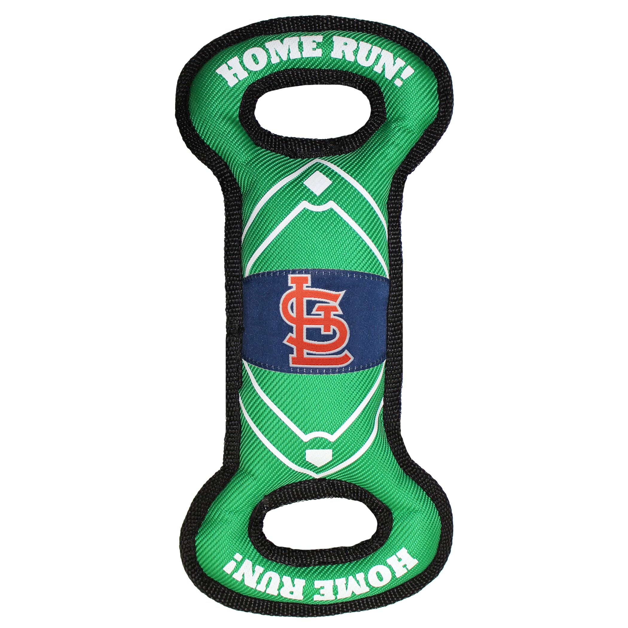 Mlb Saint Louis Cardinals Baseball Field Dog Toy With Double Rim Stitching & Inner Squeaker