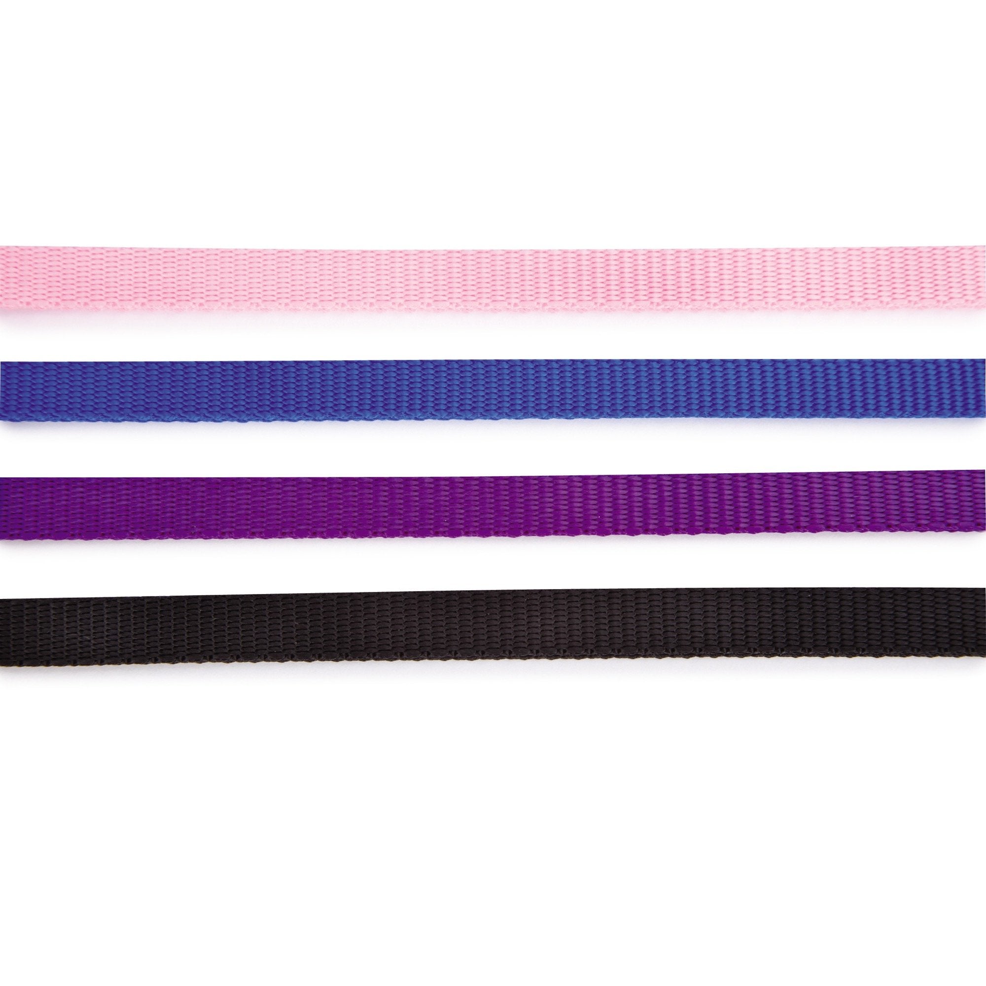 Top Performance Pet Grooming Loops, 18" Nylon, 4-Pack - Blue, Pink, Black, Purple - Model TP333 18 04