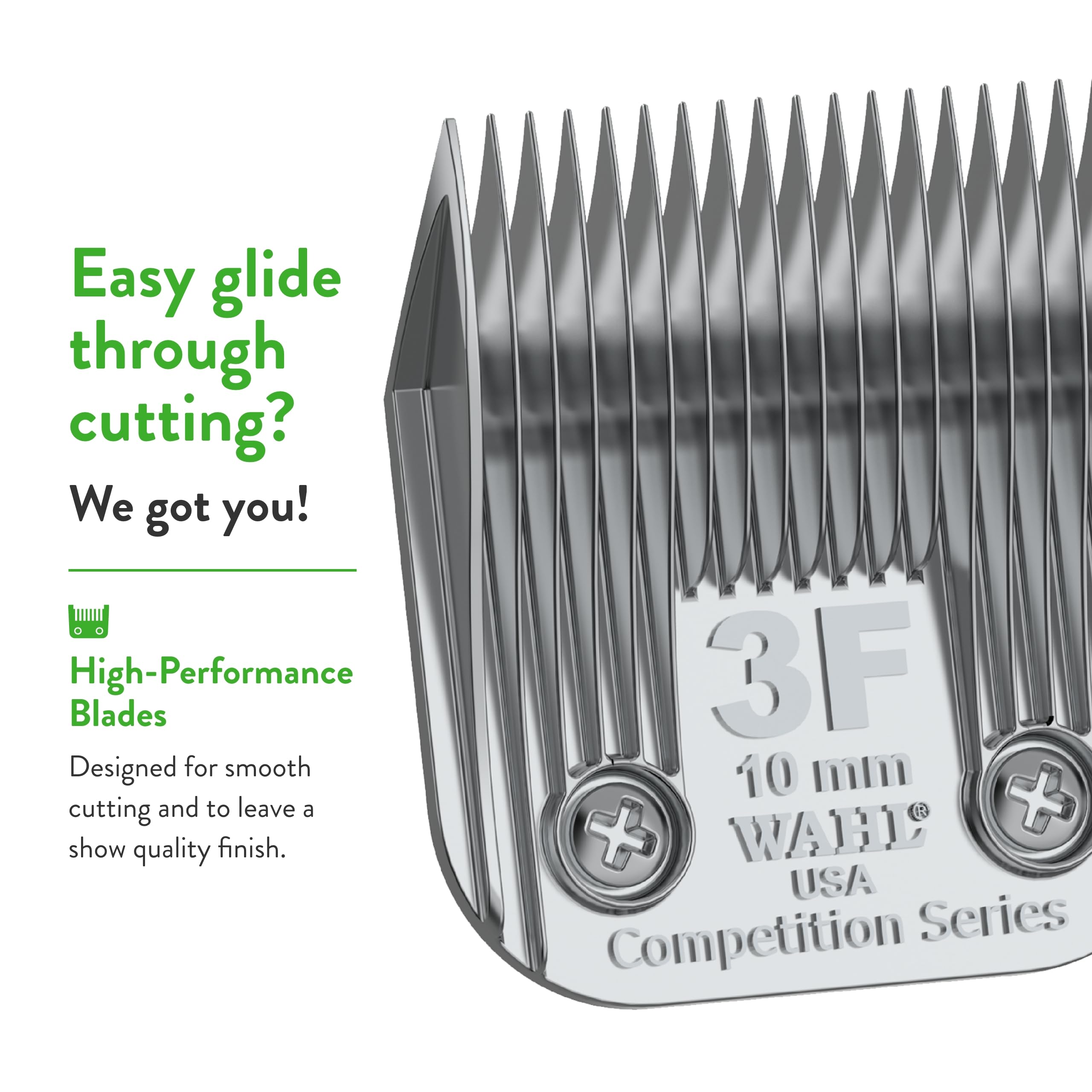 Wahl Professional Animal 3F Detachable Blade, 25/64-Inch Cut Length, Full Extra Coarse, Silver