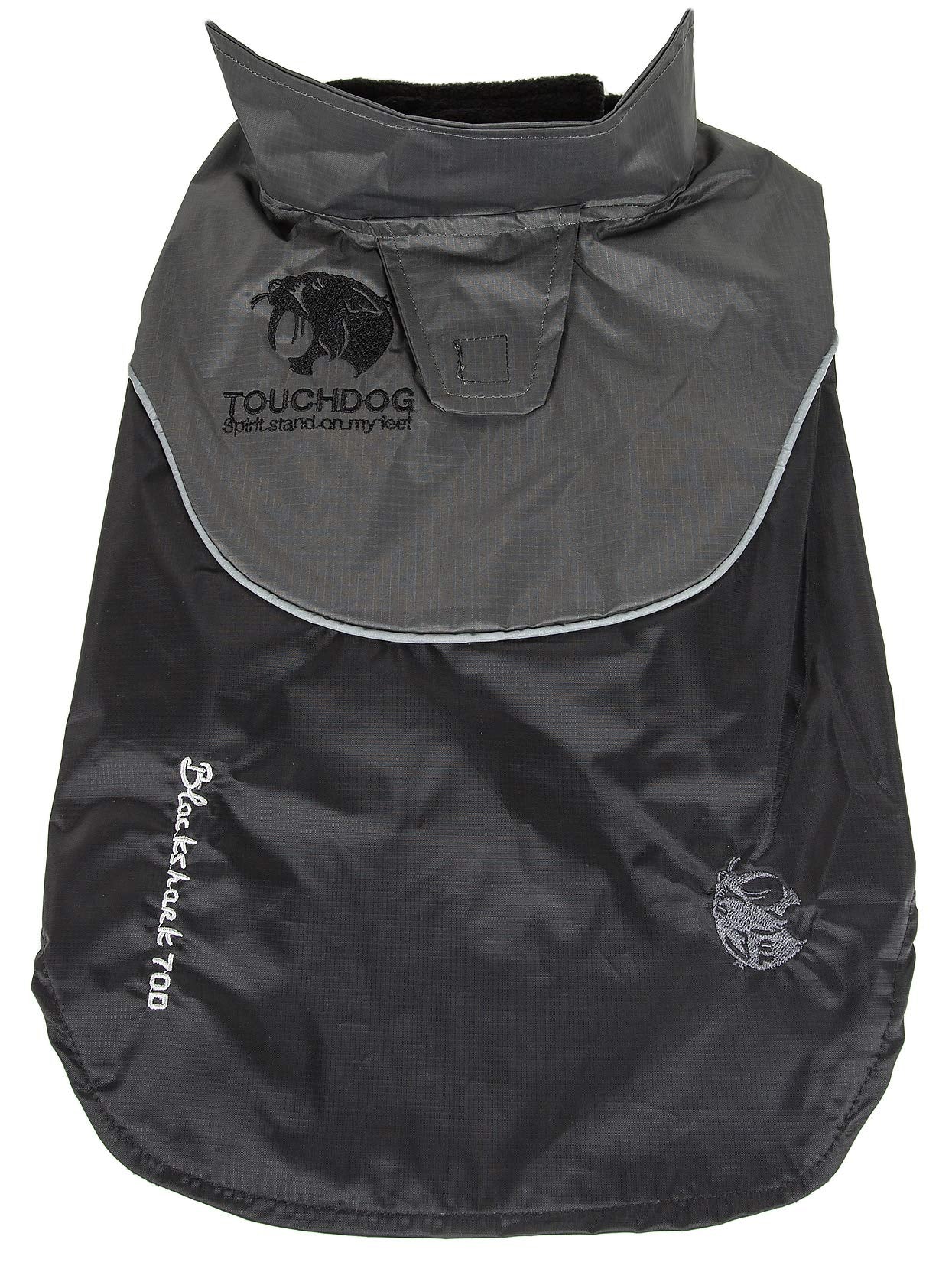 Touchdog Subzero-Storm Winter Dog Coat - Reflective and Waterproof Dog Jacket with Lightweight Blackshark Insulation Technology