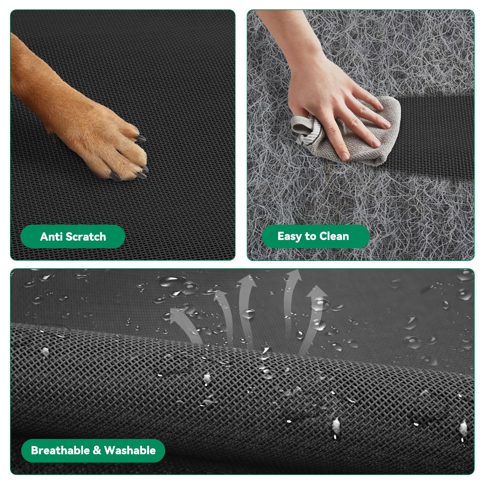 Elevated Dog Bed Raised Outdoor Dog Cot For Extra Large Dogs, Installation Requires No Tools, Frame With Washable Cooling Breath