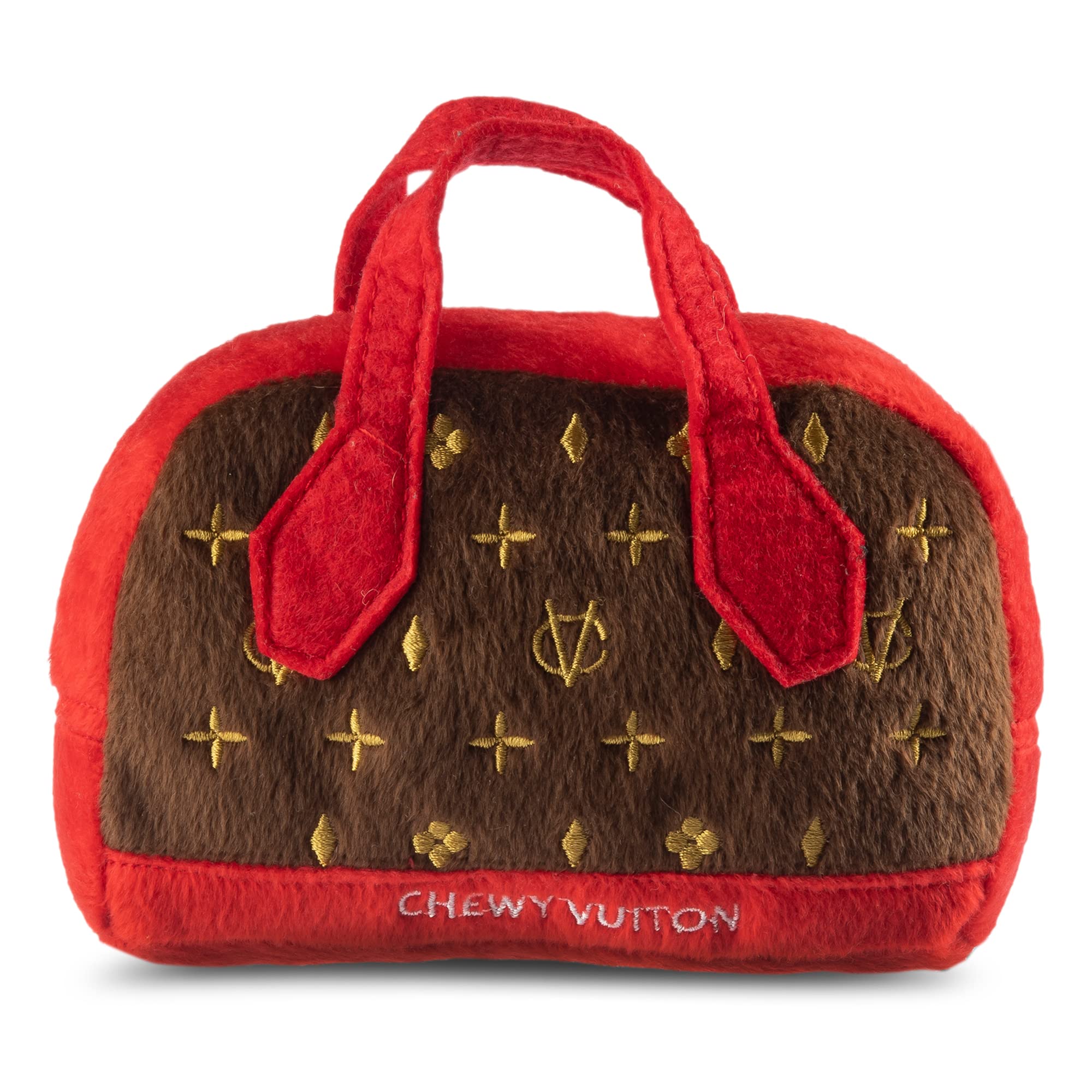 Dog Diggin Designs Runway Pup Collection | Unique Squeaky Parody Plush Dog Toys - Haute Couture Purses & Handbags